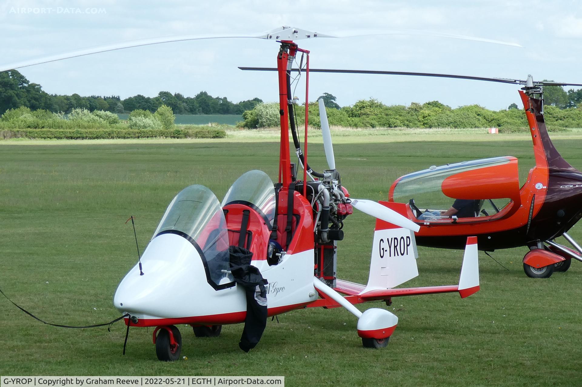 G-YROP, 2009 Magni Gyro M-16C Tandem Trainer C/N 16-09-5344, Parked at Old Warden.