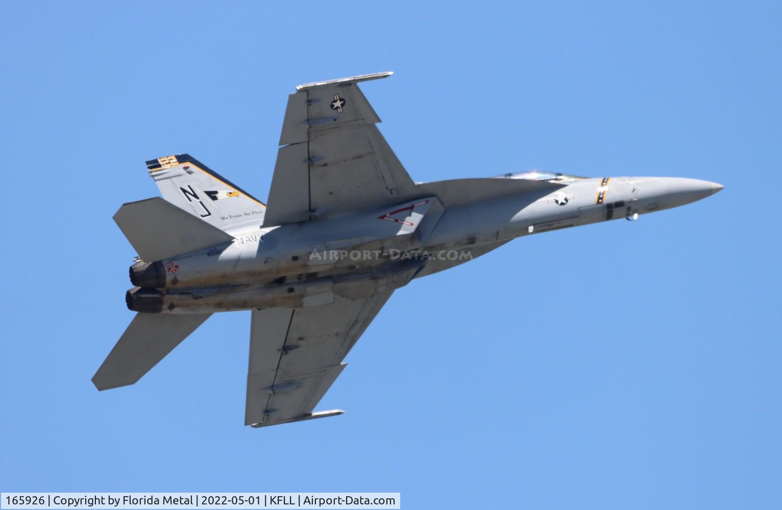 165926, Boeing F/A-18F Super Hornet C/N F072, FLL 2022