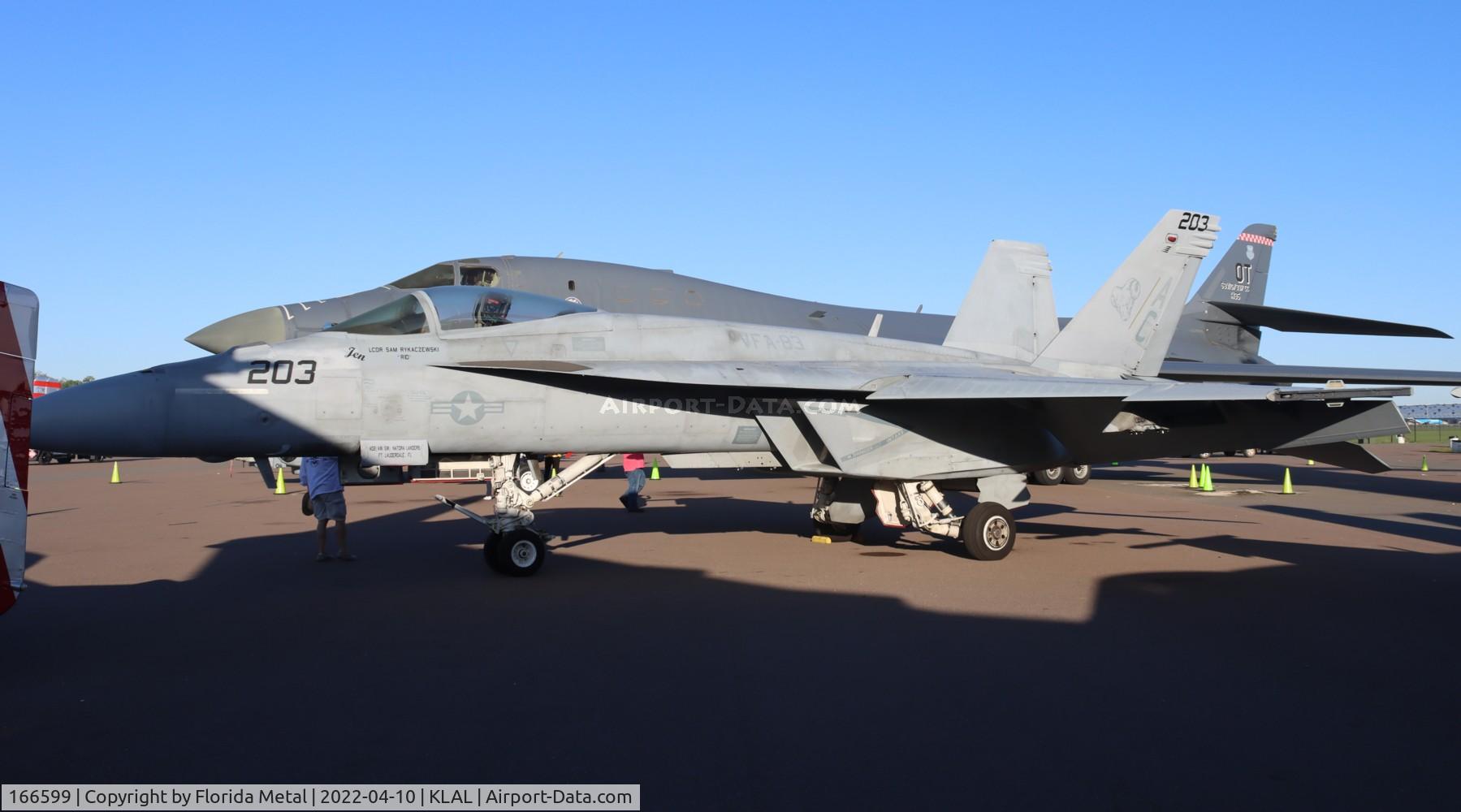 166599, Boeing F/A-18E Super Hornet C/N E095, Sun N fun 2022