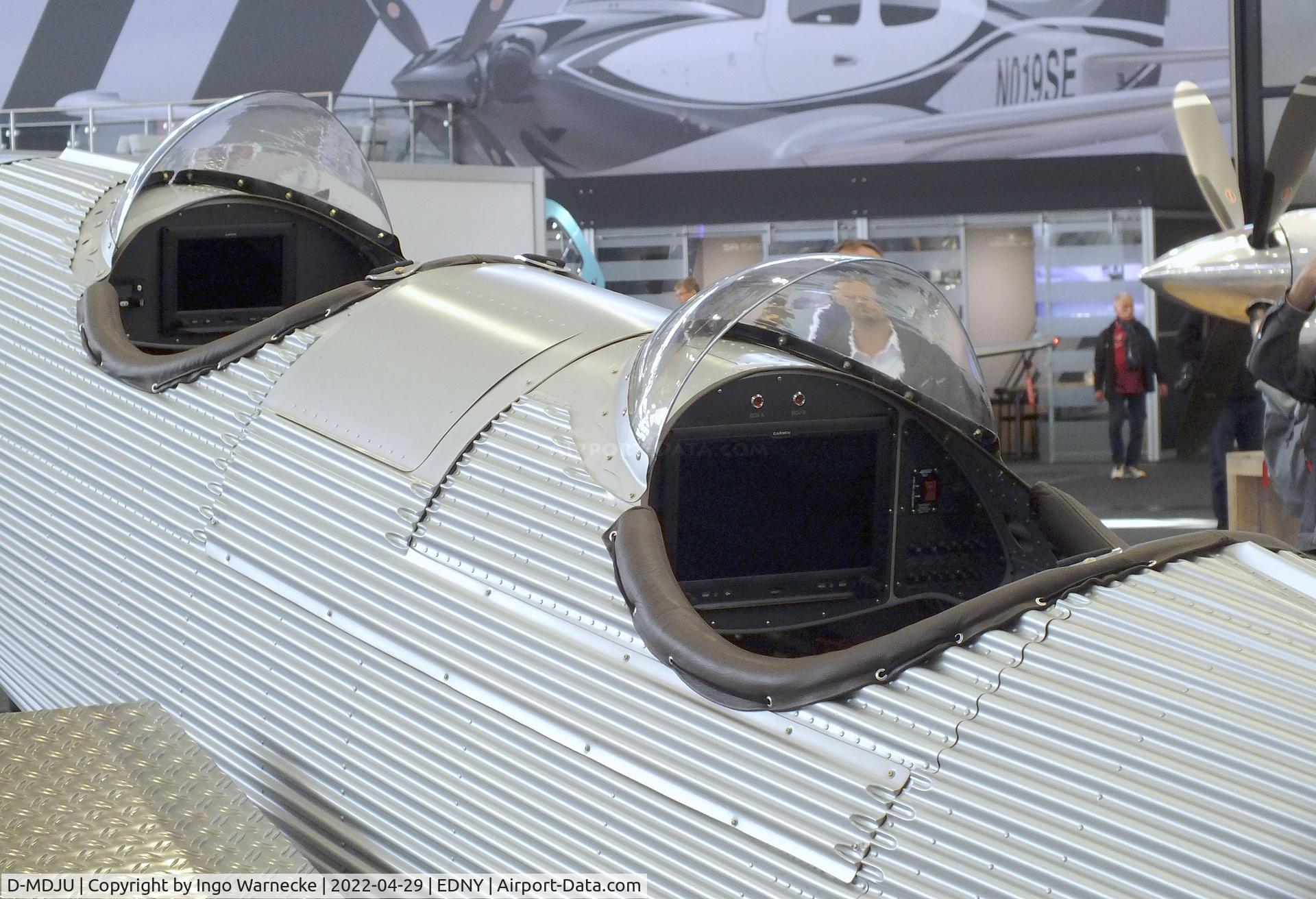 D-MDJU, 2021 Junkers Flugzeugwerke AG A50ci Replica C/N 001, Junkers Flugzeugwerke A 50 ci Junior replica at the AERO 2022, Friedrichshafen #c