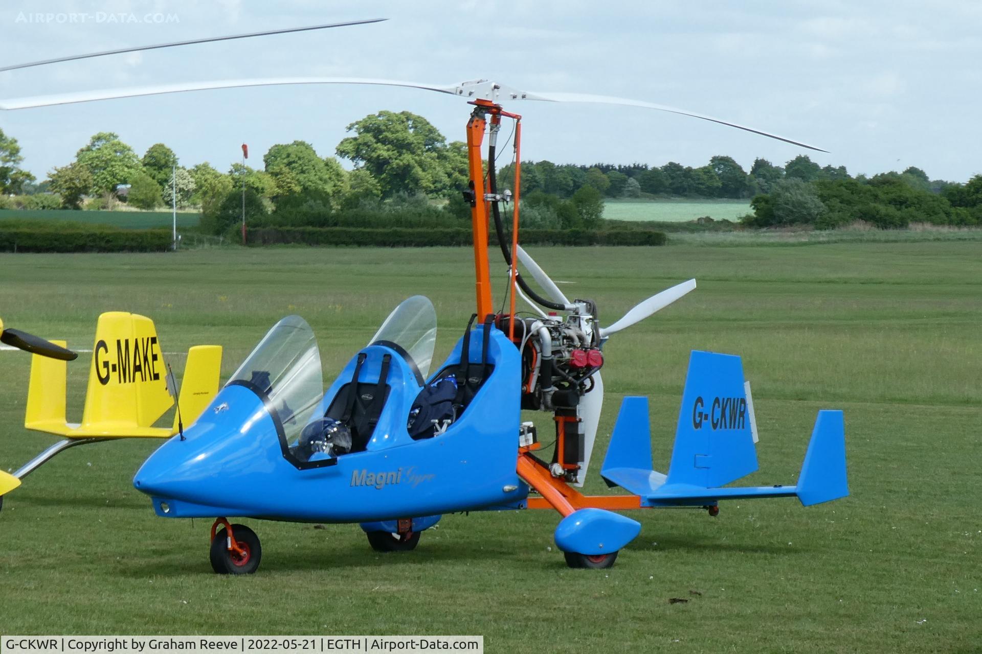 G-CKWR, 2018 Magni Gyro M-16C C/N 16-18-1134, Parked at Old Warden.