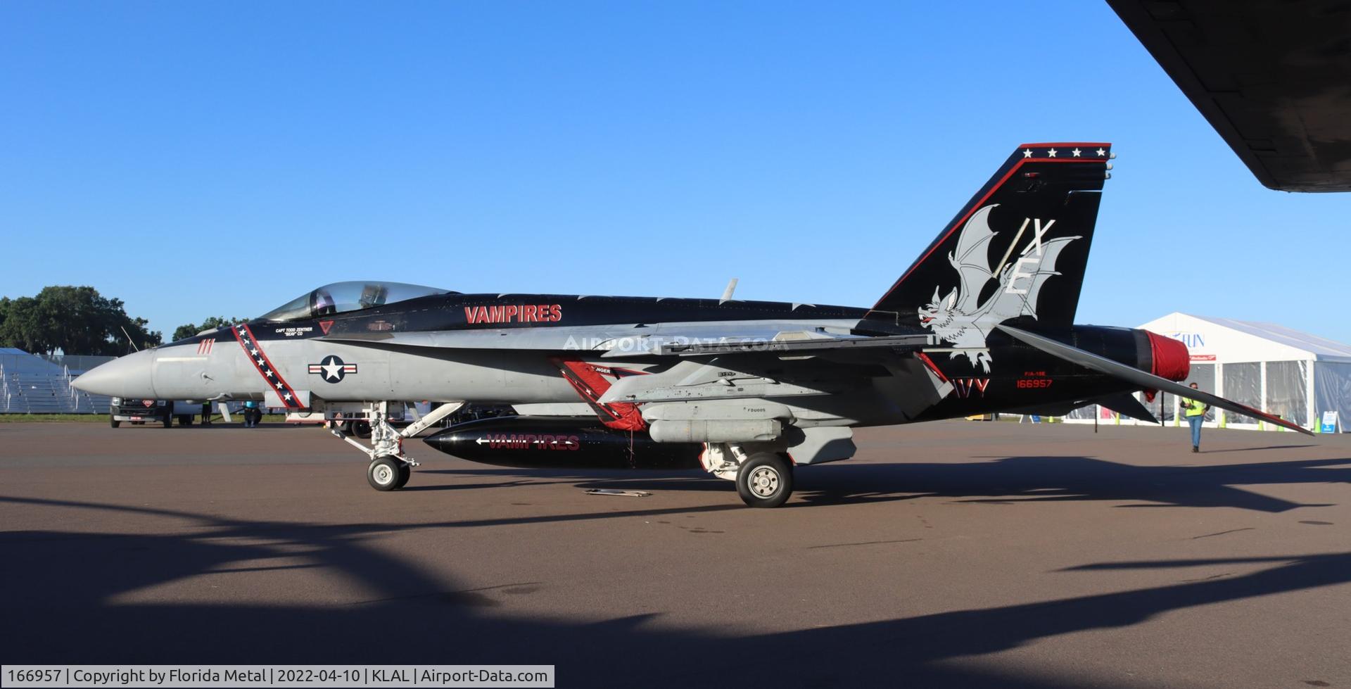 166957, Boeing F/A-18E Super Hornet C/N E199, Sun N Fun 2022