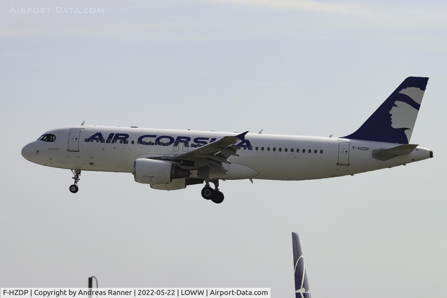 F-HZDP, 2007 Airbus A320-214 C/N 3325, Air Corsica A320