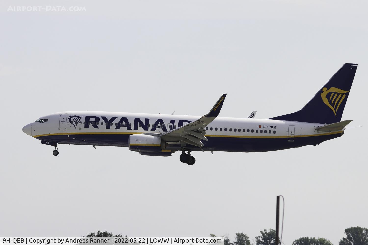 9H-QEB, 2017 Boeing 737-800 C/N 44808, Malta Air / Ryanair Boeing 737