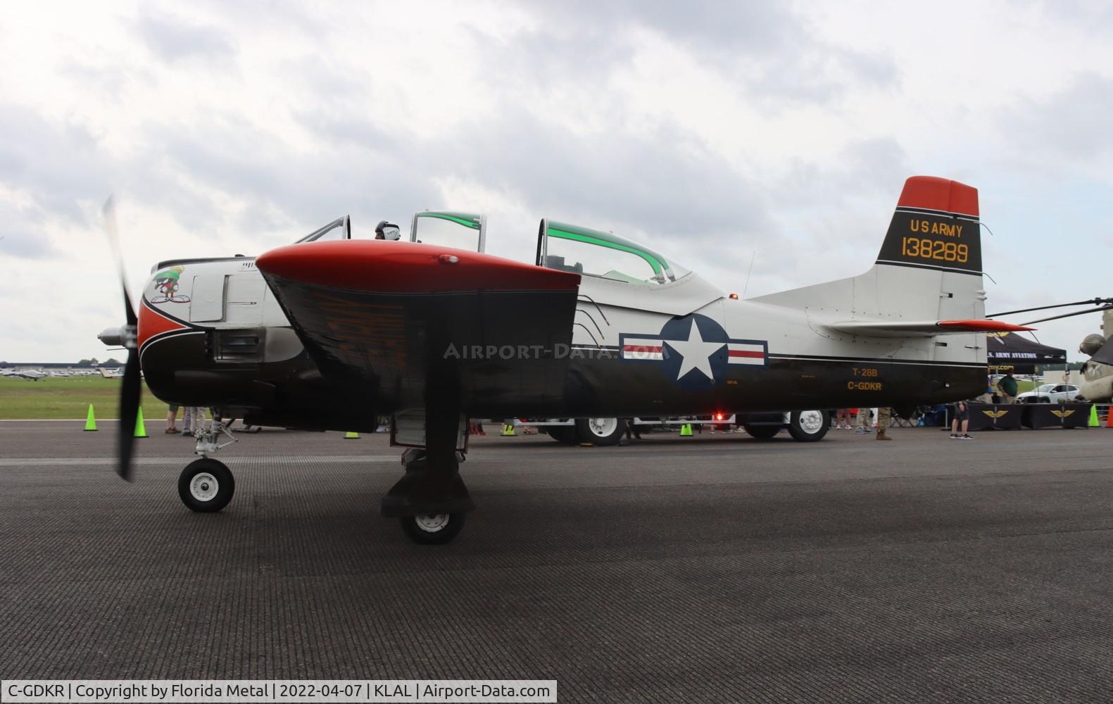C-GDKR, 1956 North American T-28B Trojan C/N 200-360, Sun N Fun 2022