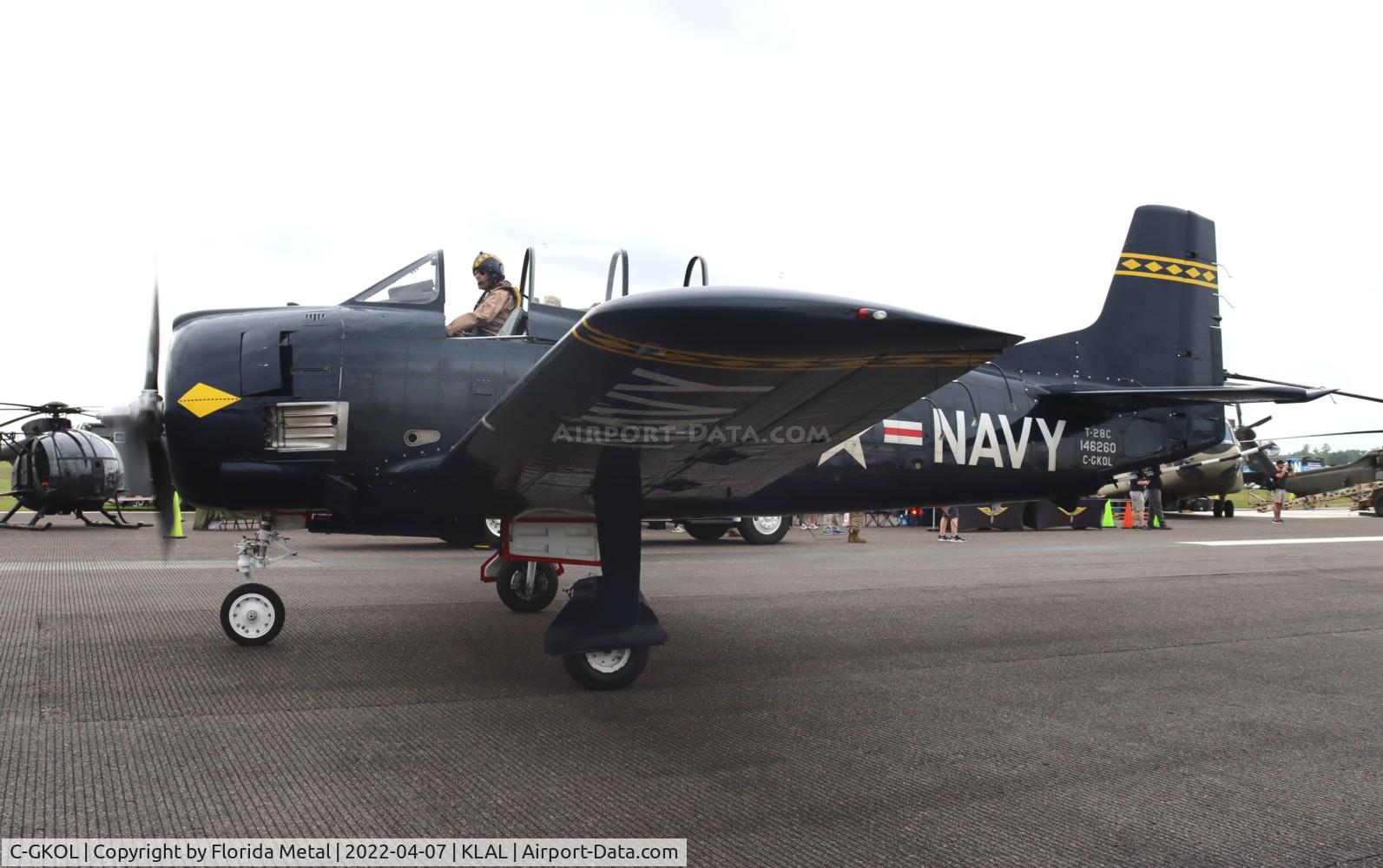 C-GKOL, 1957 North American T-28C Trojan C/N 252-23, Sun N Fun 2022