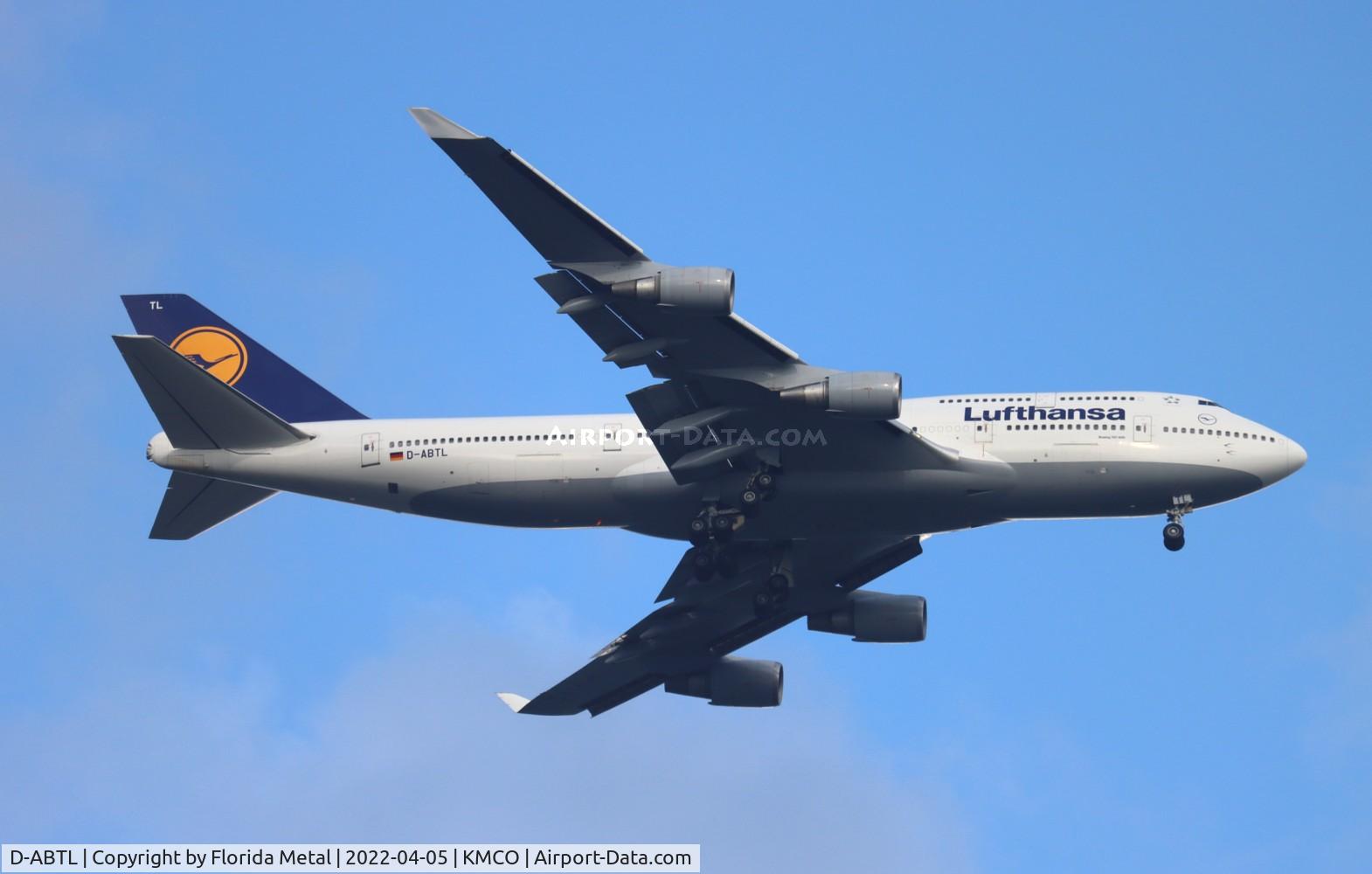 D-ABTL, 2002 Boeing 747-430 C/N 29872, MCO 2022