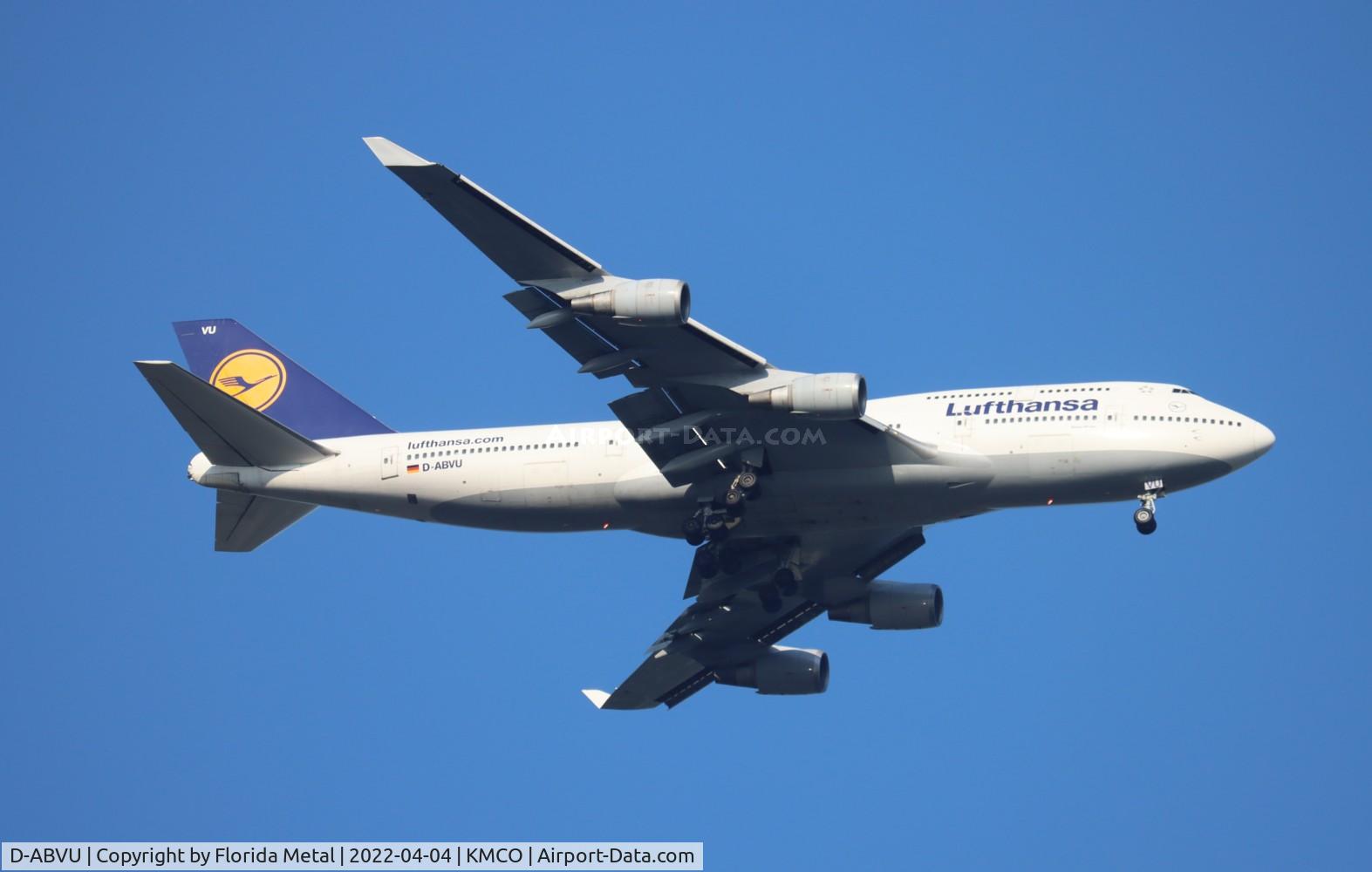 D-ABVU, 1998 Boeing 747-430 C/N 29492, MCO 2022