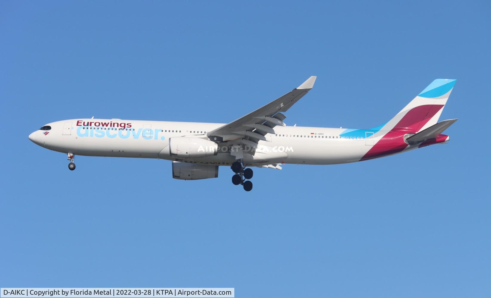 D-AIKC, 2004 Airbus A330-343X C/N 579, Eurowings Discover