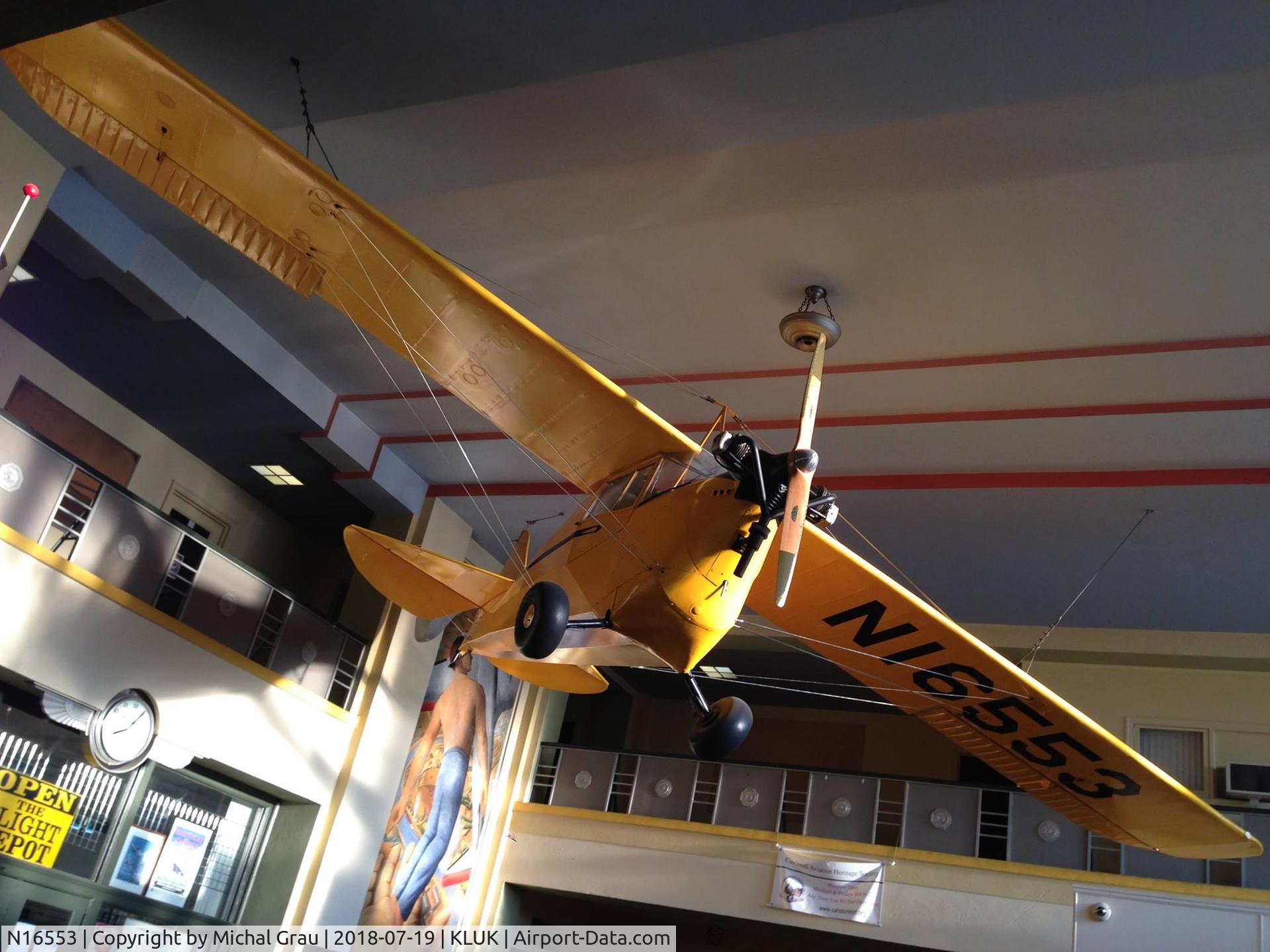 N16553, 1956 Aeronca C-3 C/N A-695, Lunked control tower lobby