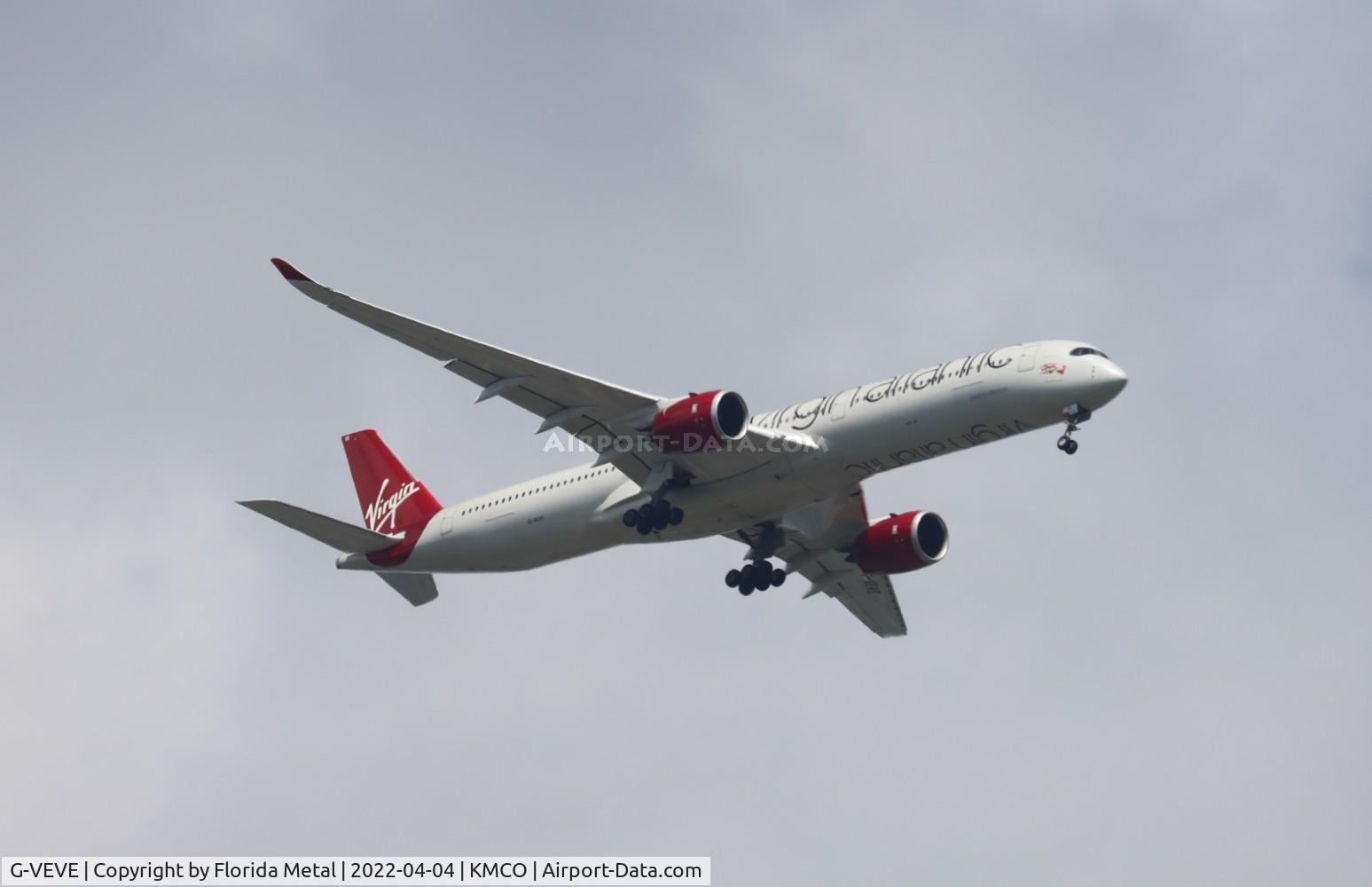 G-VEVE, 2021 Airbus A350-1041 C/N 492, Virgin Atlantic