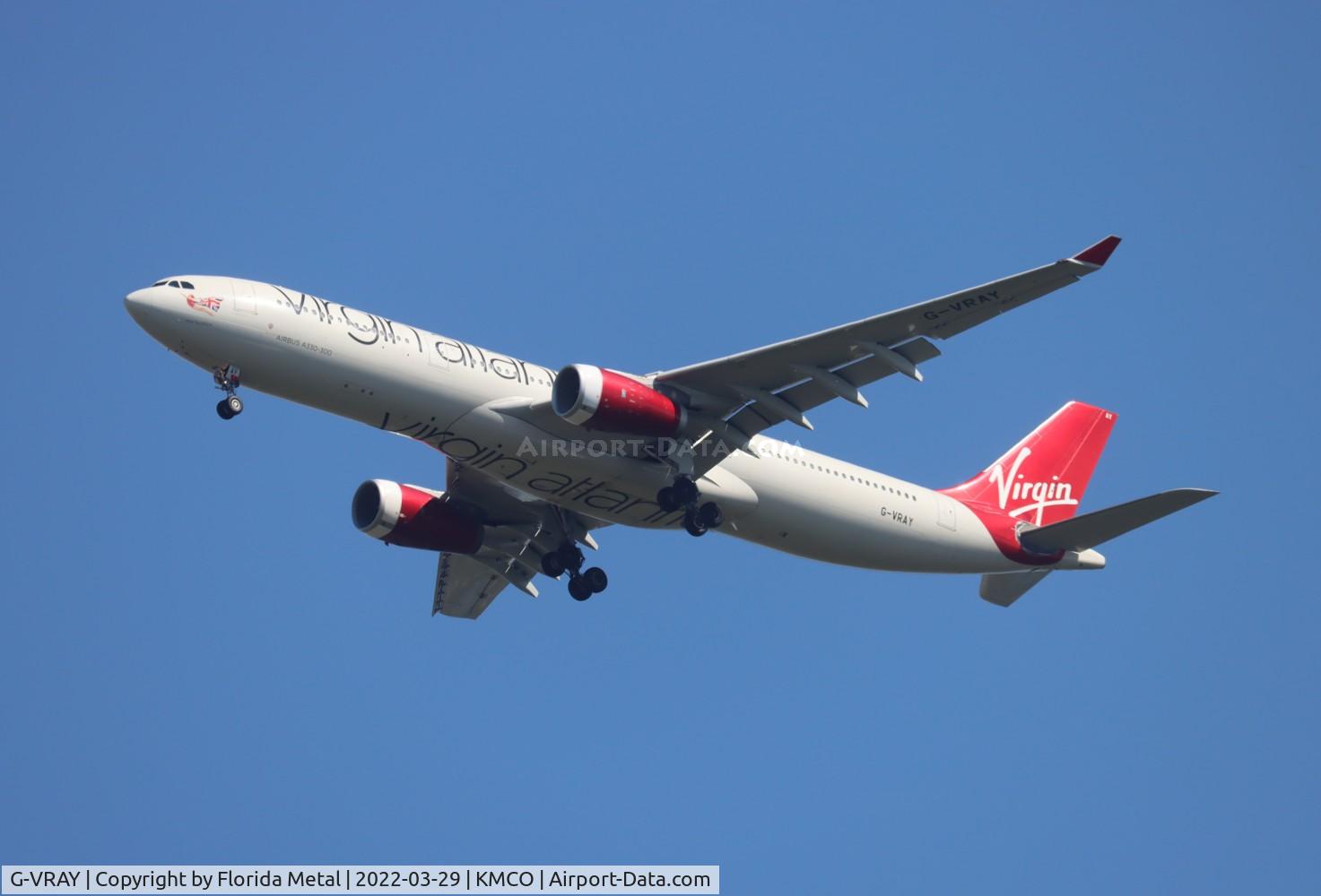 G-VRAY, 2012 Airbus A330-343X C/N 1296, MCO 2022