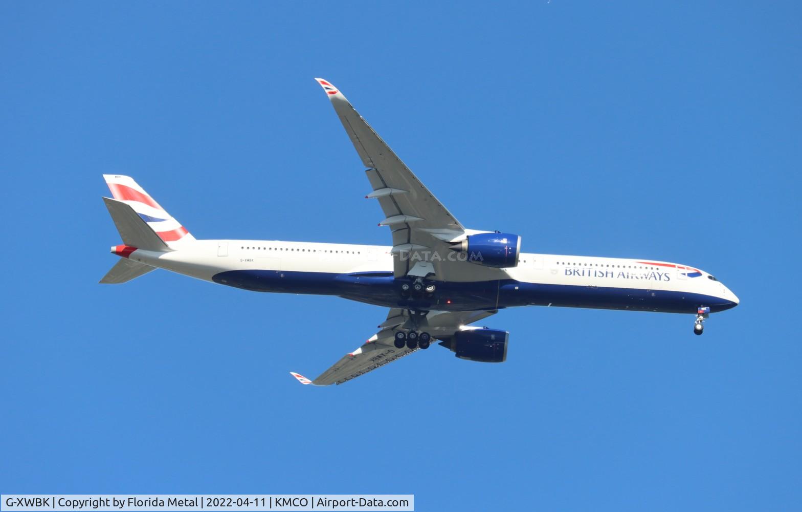 G-XWBK, 2021 Airbus A350-1041 C/N 495, British Airways