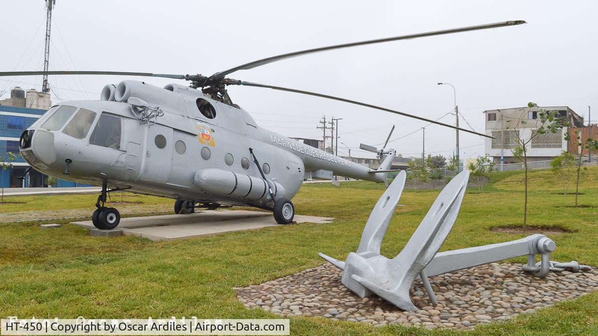 HT-450, 1990 Mil Mi-8T Hip C/N 10455, Placed as a monument in the 