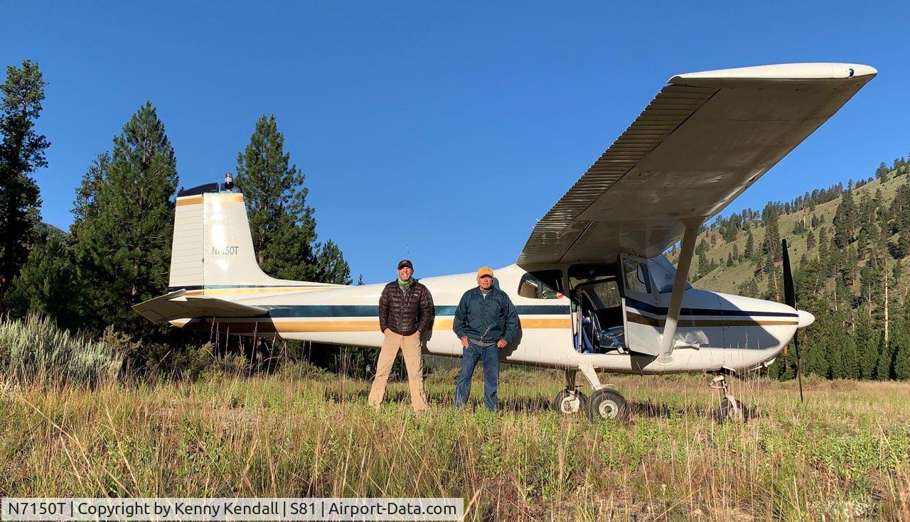 N7150T, 1959 Cessna 172 C/N 46750, 50T loaded to gross. 4 day trip to Idaho.