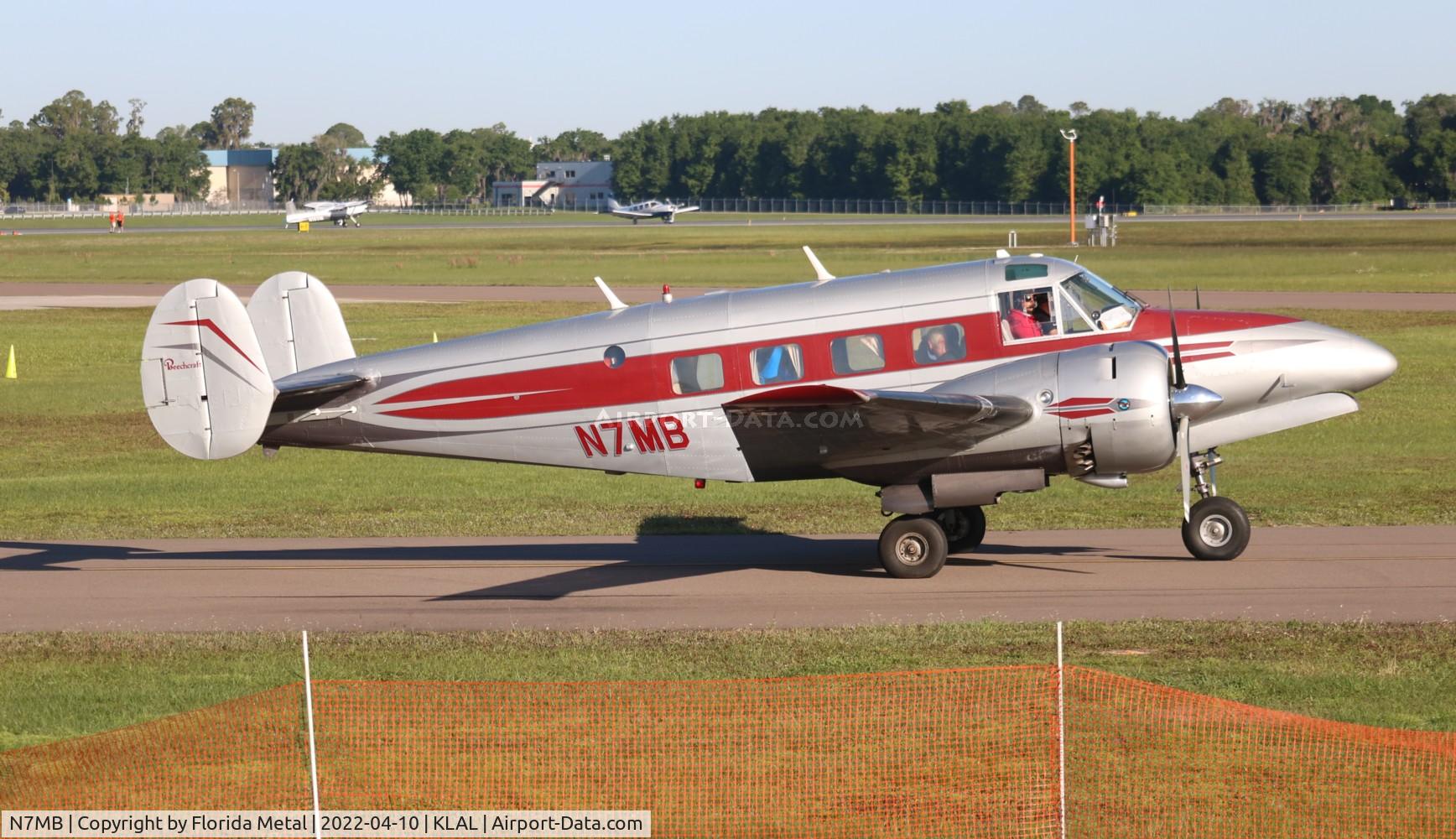 N7MB, 1959 Beech E18S C/N BA-448, Beech 18
