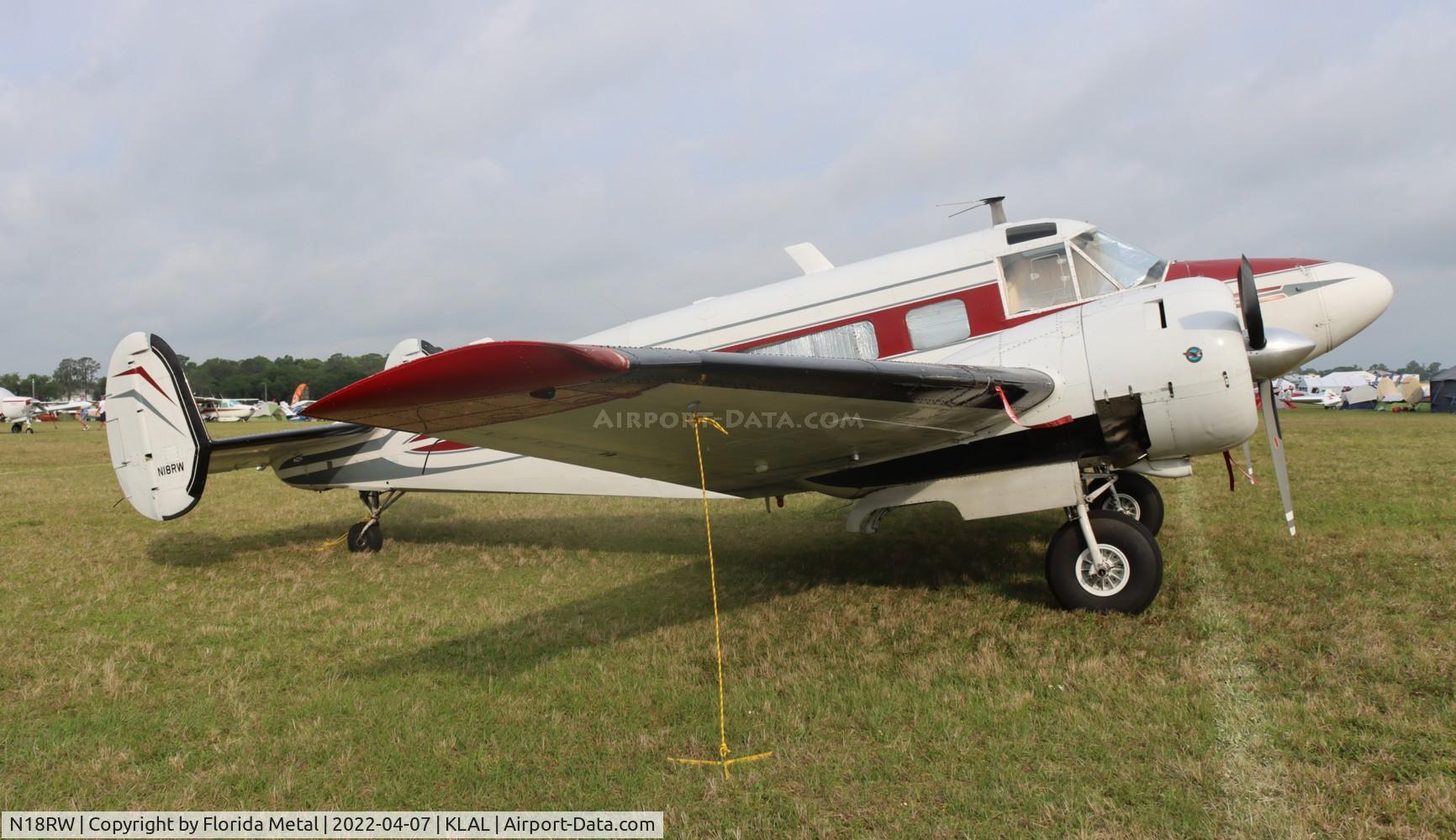 N18RW, 1963 Beech H18 C/N BA-653, Sun N Fun 2022