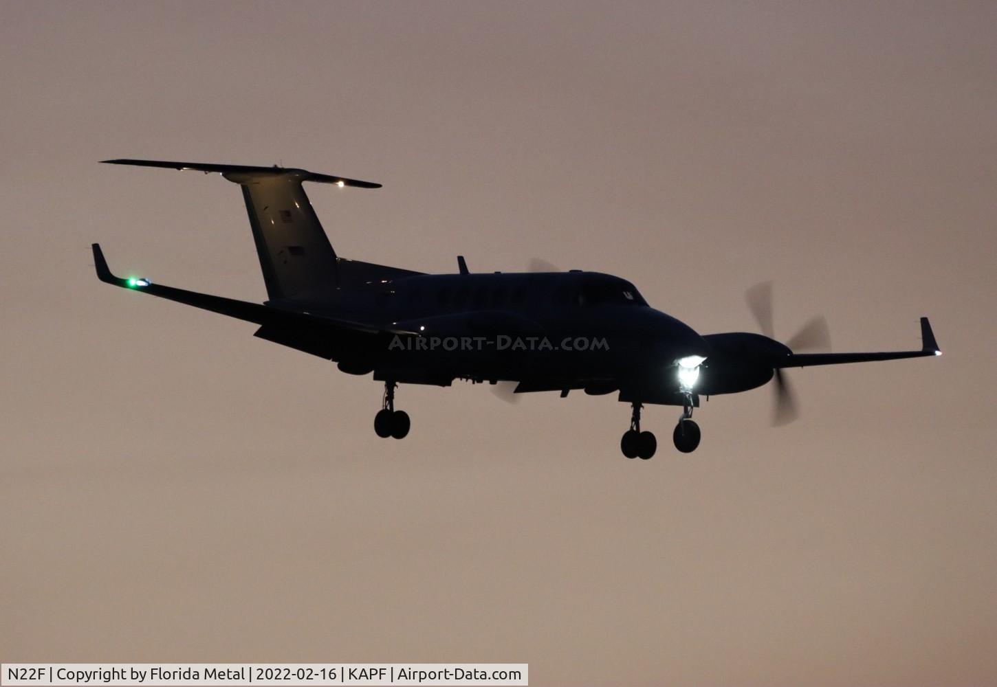 N22F, 1982 Beech B200 King Air C/N BB-1025, APF OFA 2022