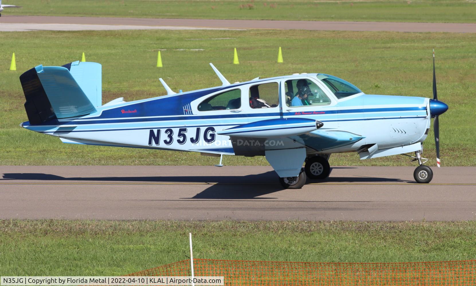 N35JG, 1963 Beech P35 Bonanza C/N D-7181, Sun N Fun 2022