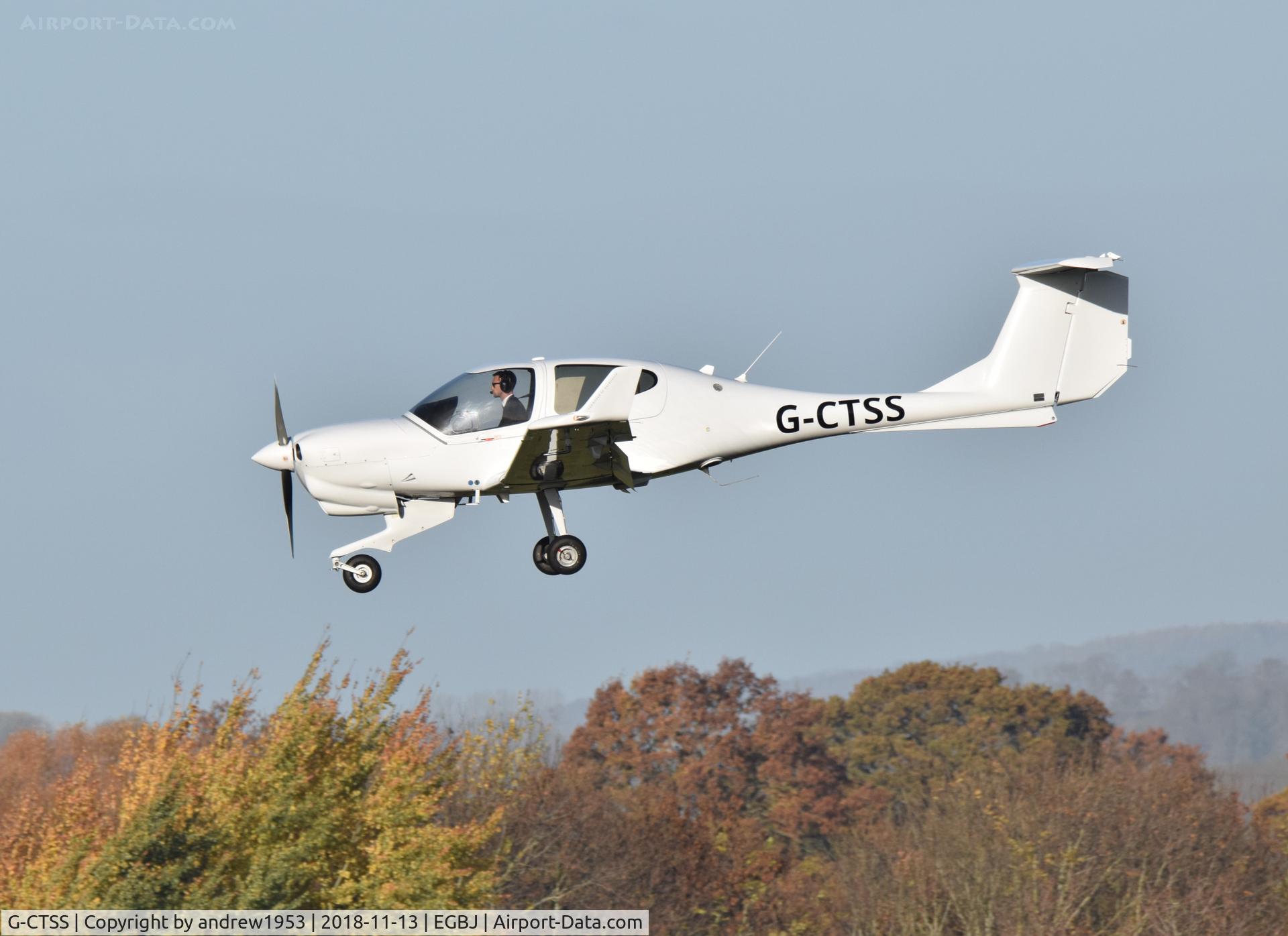 G-CTSS, 2014 Diamond DA-40NG Diamond Star Diamond Star C/N 40.N225, G-CTSS at Gloucestershire Airport.