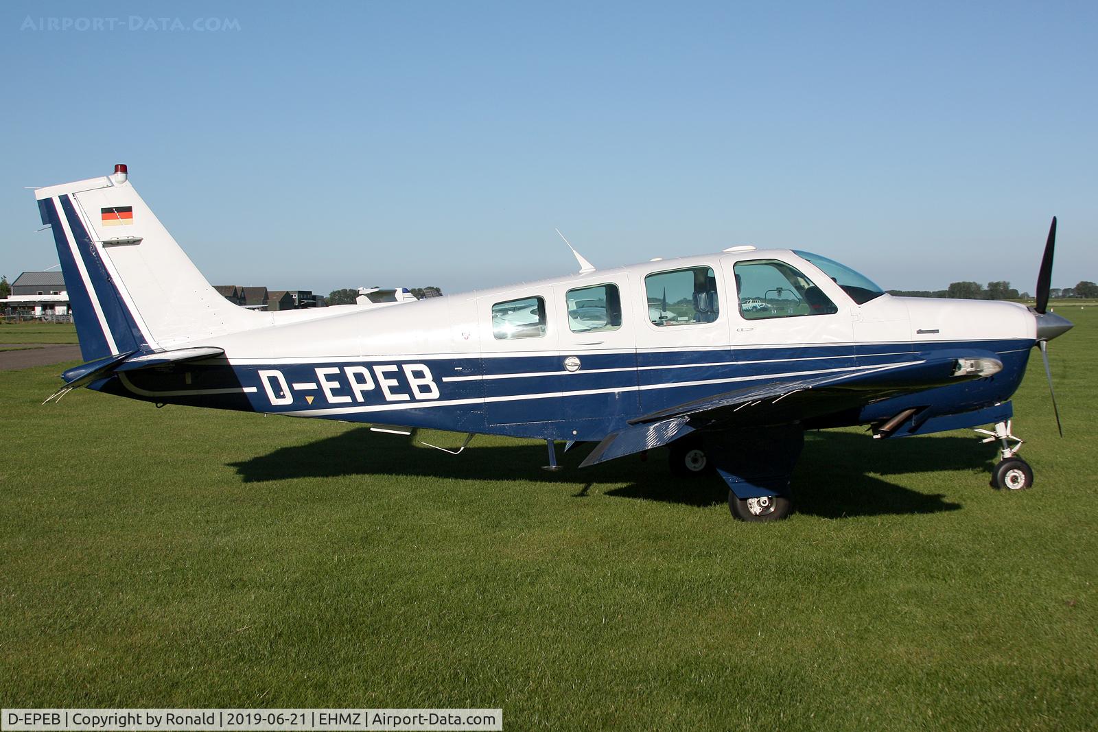 D-EPEB, 1996 Beech A36 Bonanza 36 C/N E-2731, at ehmz