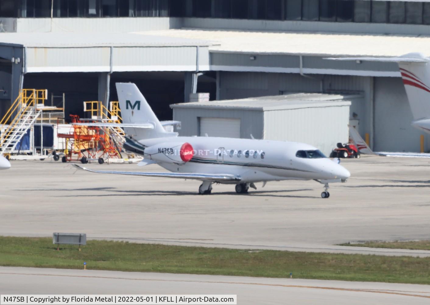 N47SB, 2017 Cessna 680A Citation Latitude C/N 680A-0096, FLL 2022