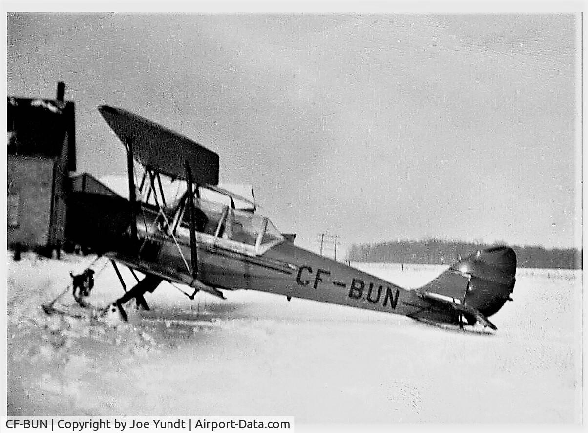 CF-BUN, 1942 De Havilland Canada DH-82C Tiger Moth C/N DHC1720, West Monkton Perth Ontario