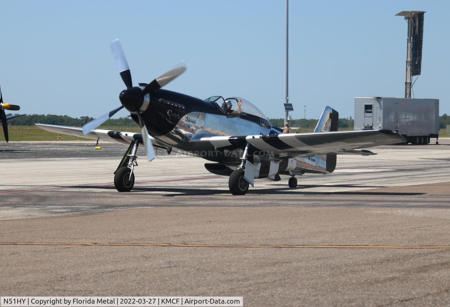 N51HY, 1944 North American P-51D Mustang C/N 124-48192, MacDill Airfest 2022