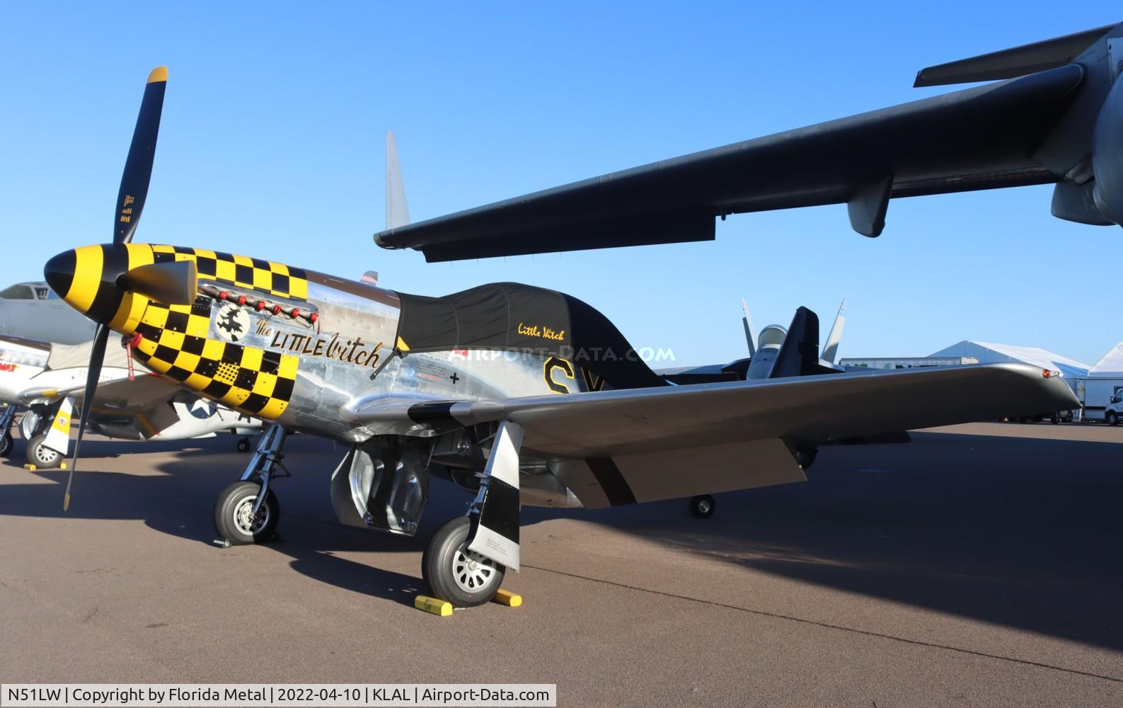 N51LW, 1962 North American P-51D Mustang C/N 122-41037, Sun N Fun 2022