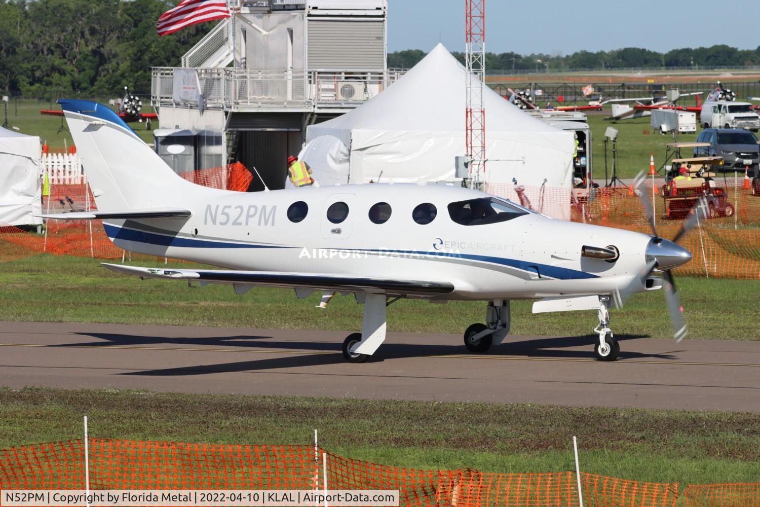 N52PM, 2020 Epic Aircraft E1000 C/N K008, Sun N fun 2022