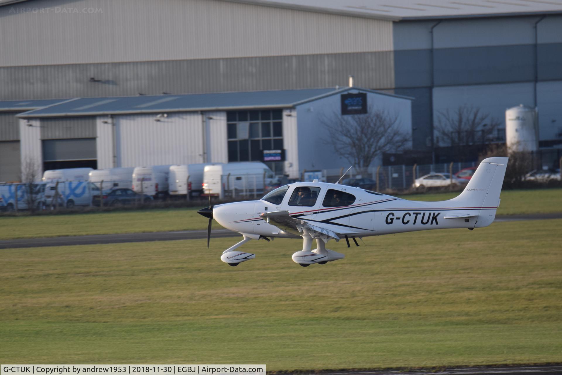 G-CTUK, 2018 Cirrus SR-20 C/N 2435, G-CTUK at Gloucestershire Airport.