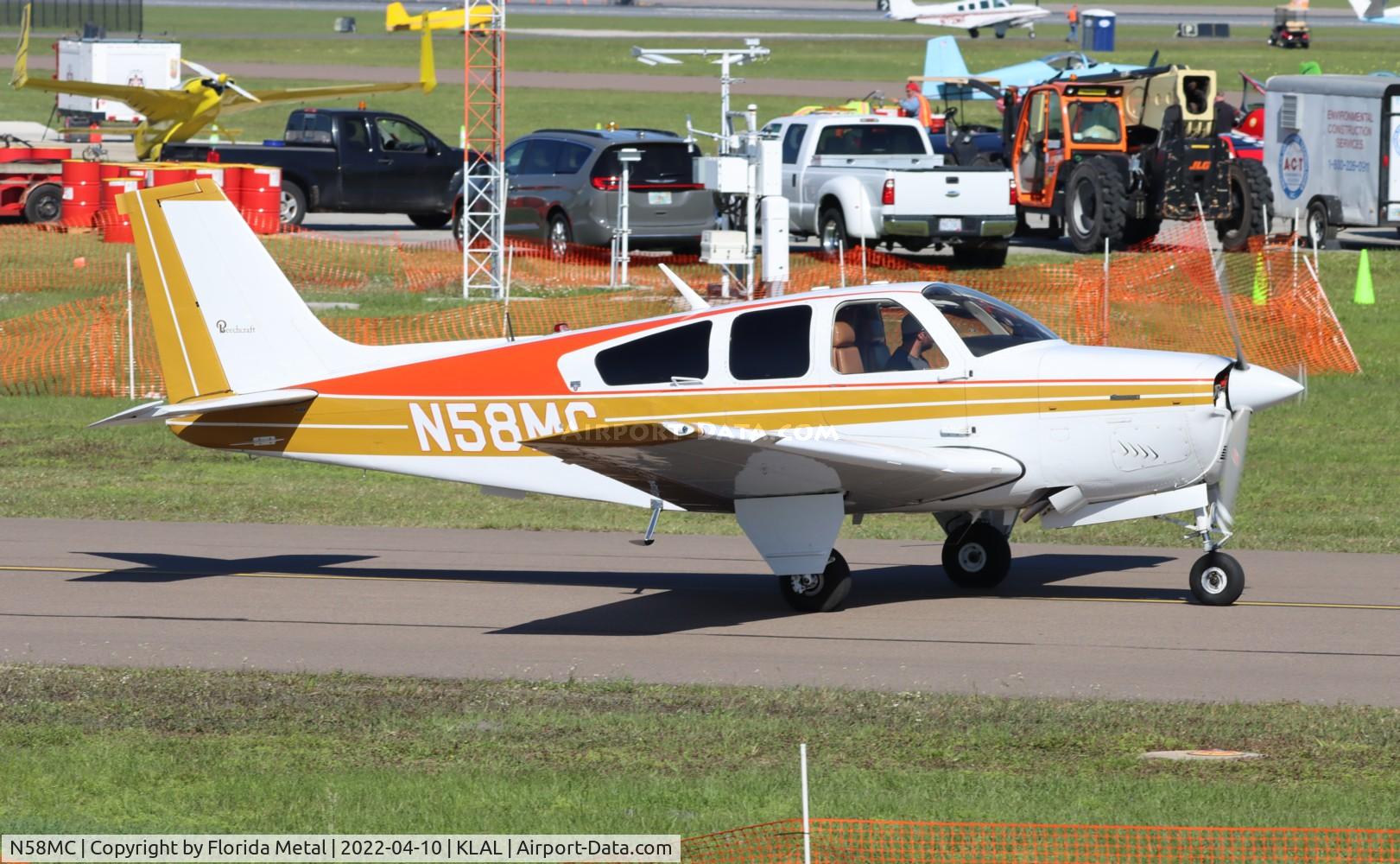 N58MC, 1978 Beech F33C Bonanza C/N CJ-143, Sun N Fun 2022