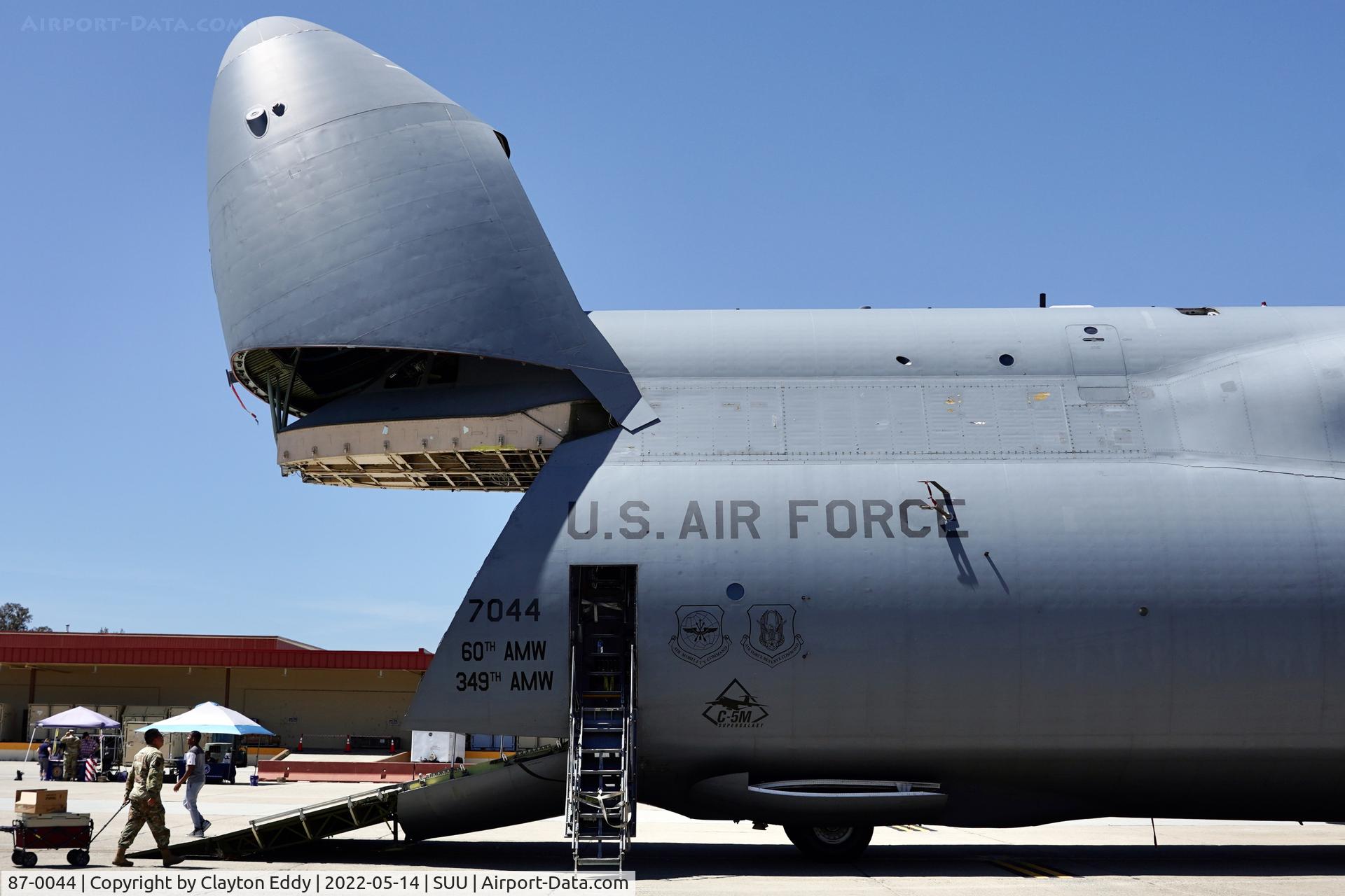 87-0044, 2013 Lockheed C-5M Super Galaxy C/N 500-0130, Travis AFB airshow 2022.
