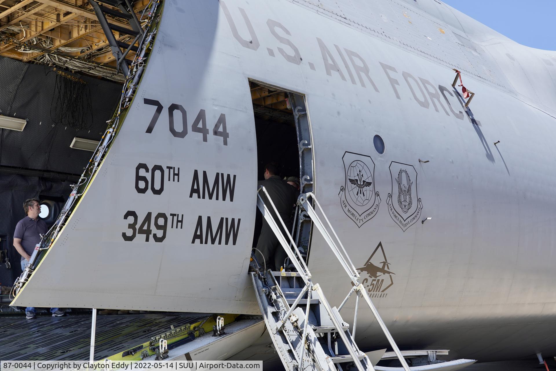 87-0044, 2013 Lockheed C-5M Super Galaxy C/N 500-0130, Travis AFB airshow 2022.