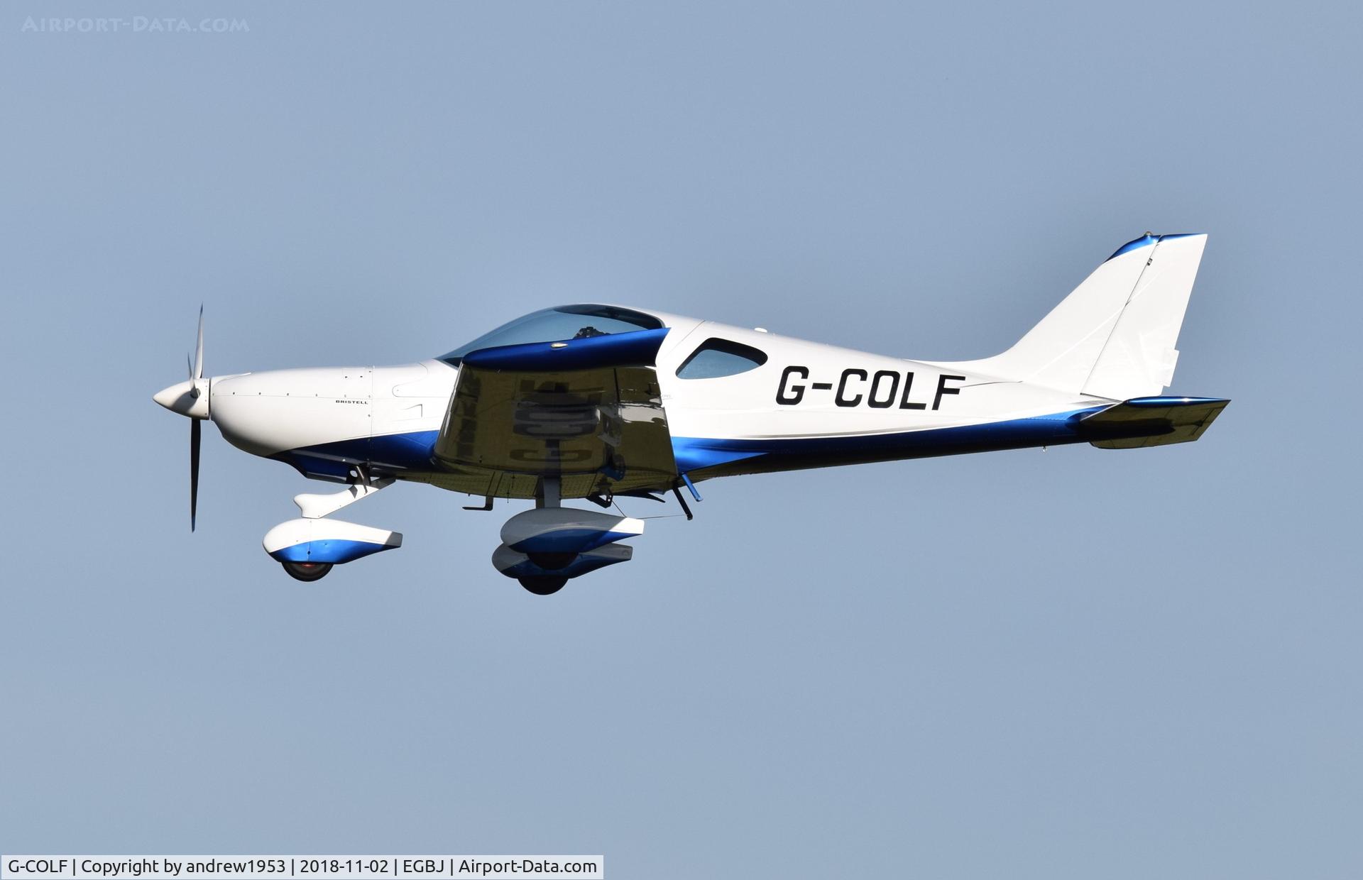 G-COLF, 2015 BRM Aero Bristell NG5 Speed Wing C/N 14045-2762, G-COLF at Gloucestershire Airport.
