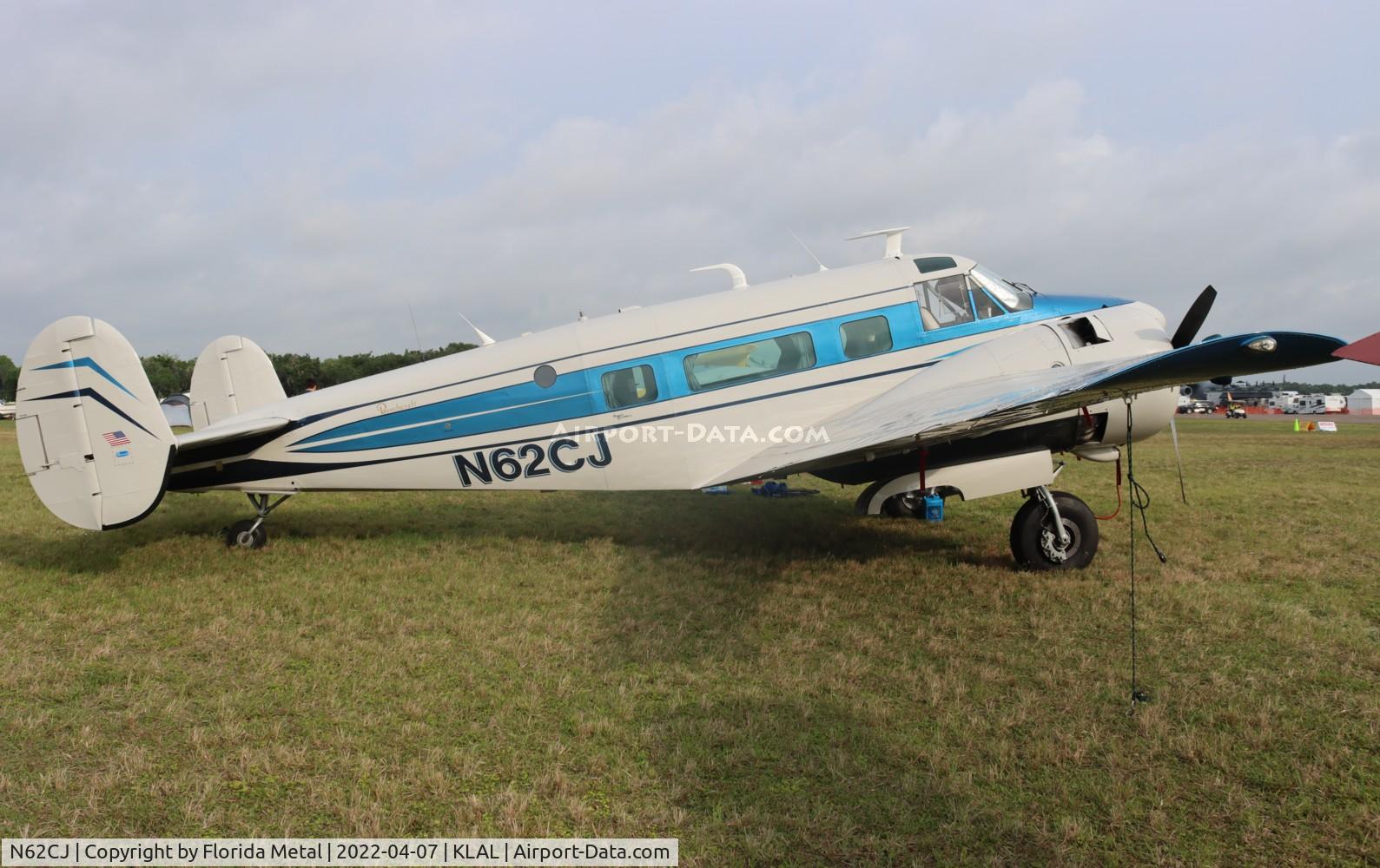 N62CJ, 1962 Beech H-18 C/N BA-633, Sun N fun 2022