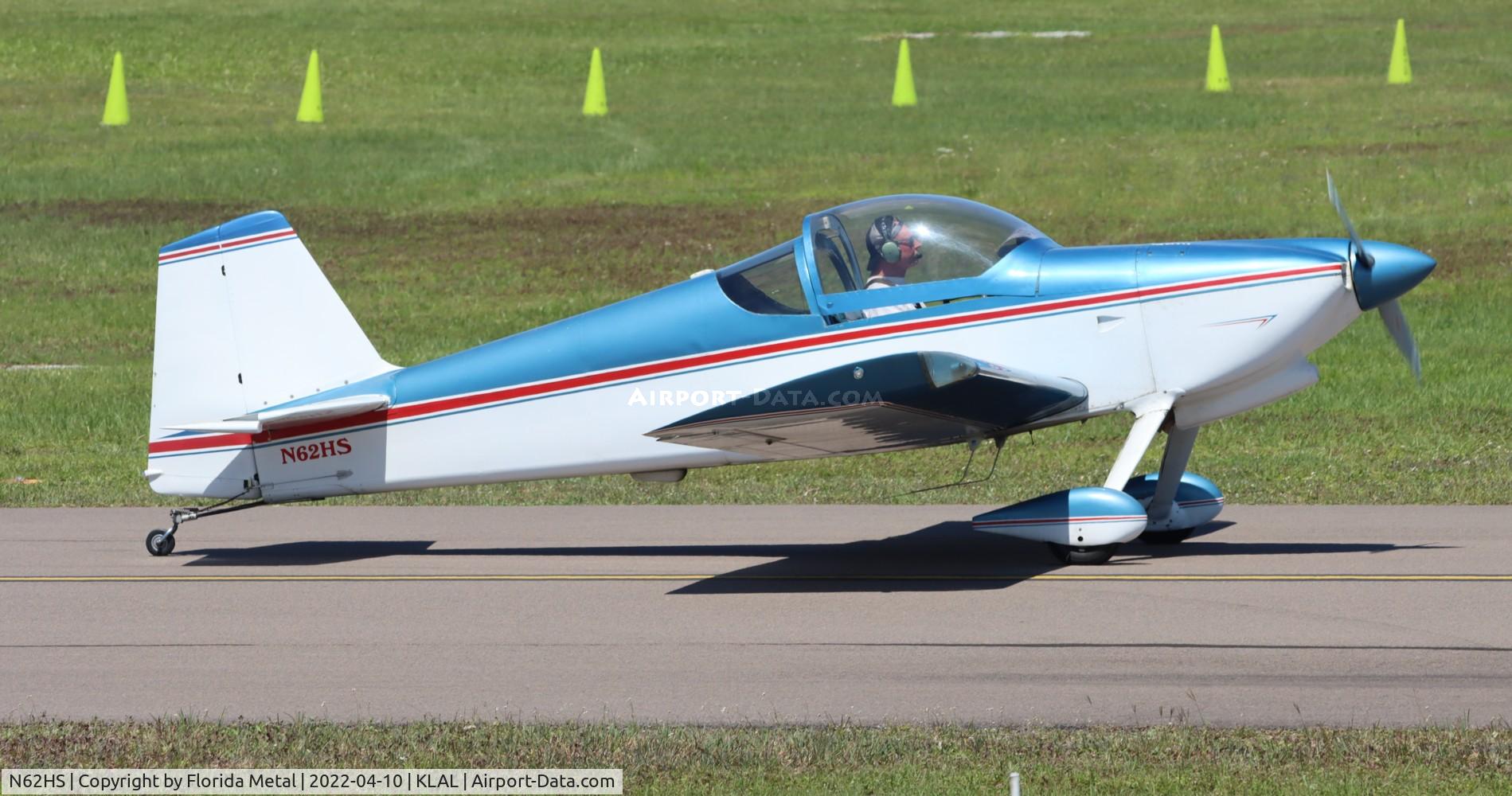 N62HS, 1992 Vans RV-6 C/N 20198, Sun N fun 2022