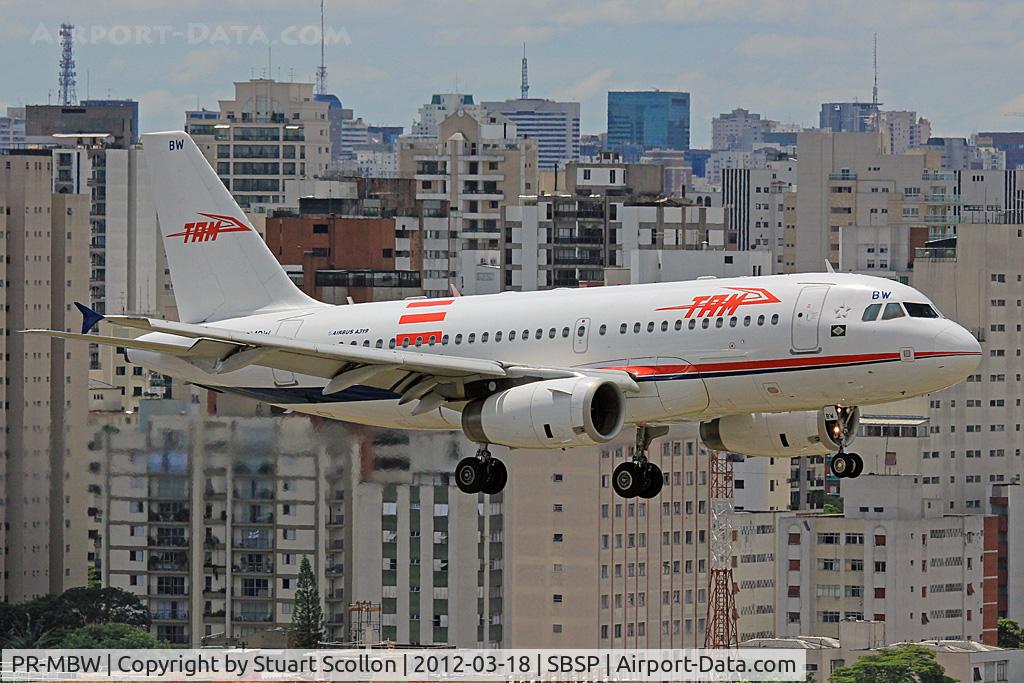 PR-MBW, 2008 Airbus A319-132 C/N 3710, TAM CGH