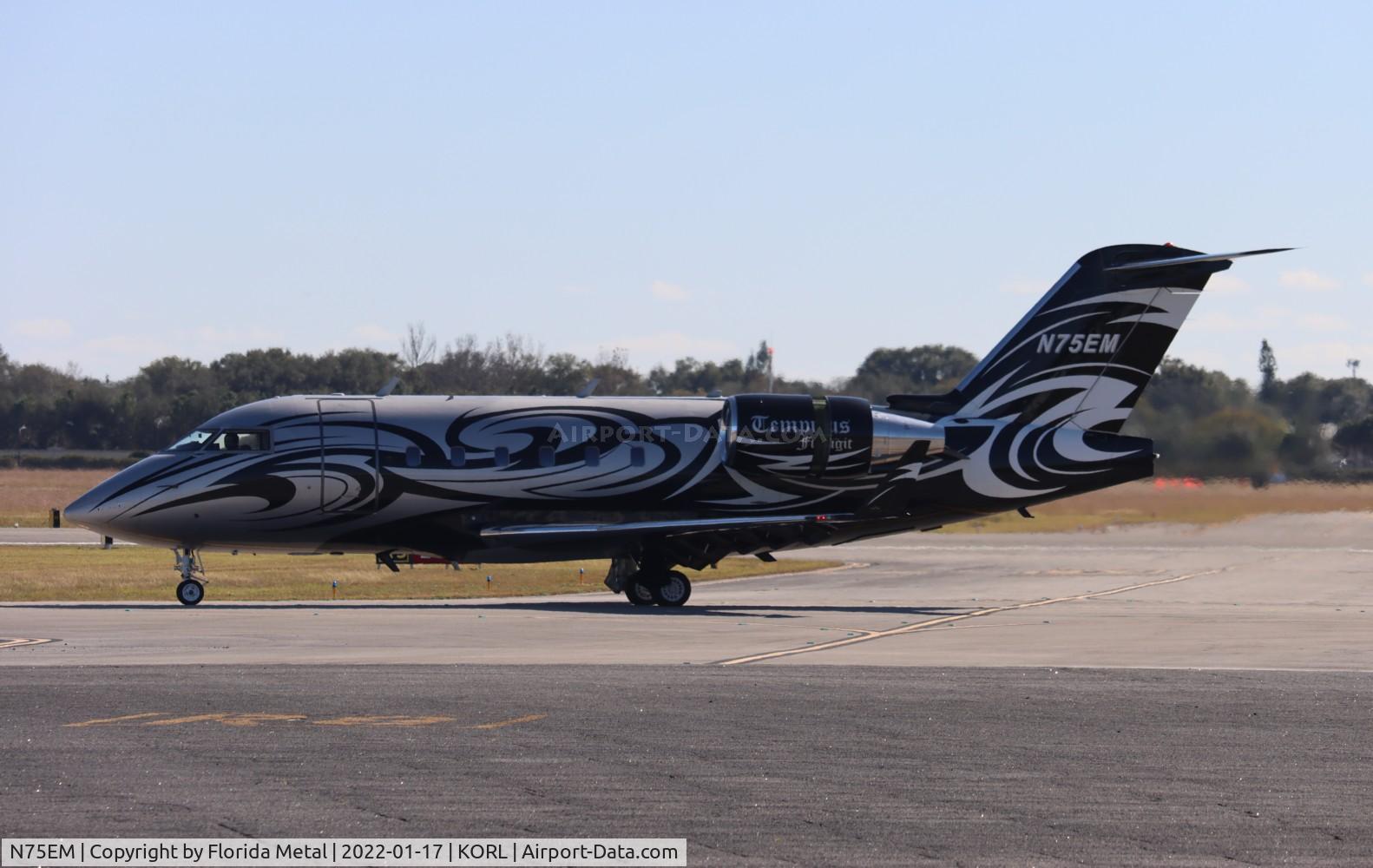 N75EM, 1993 Canadair Challenger 601-3A (CL-600-2B16) C/N 5136, Challenger 601