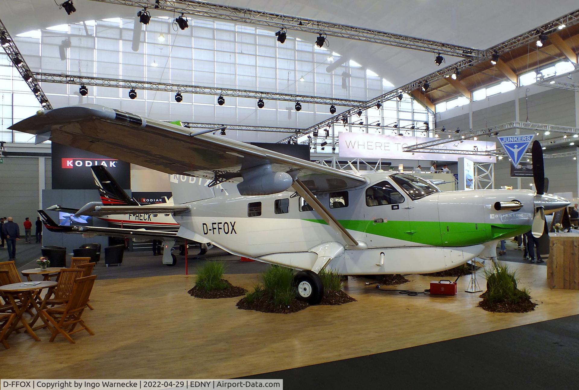 D-FFOX, 2019 Quest Kodiak 100 C/N 100-0268, Quest Kodiak 100 at the AERO 2022, Friedrichshafen