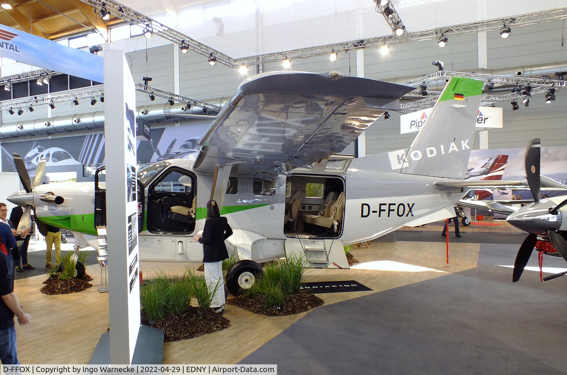 D-FFOX, 2019 Quest Kodiak 100 C/N 100-0268, Quest Kodiak 100 at the AERO 2022, Friedrichshafen