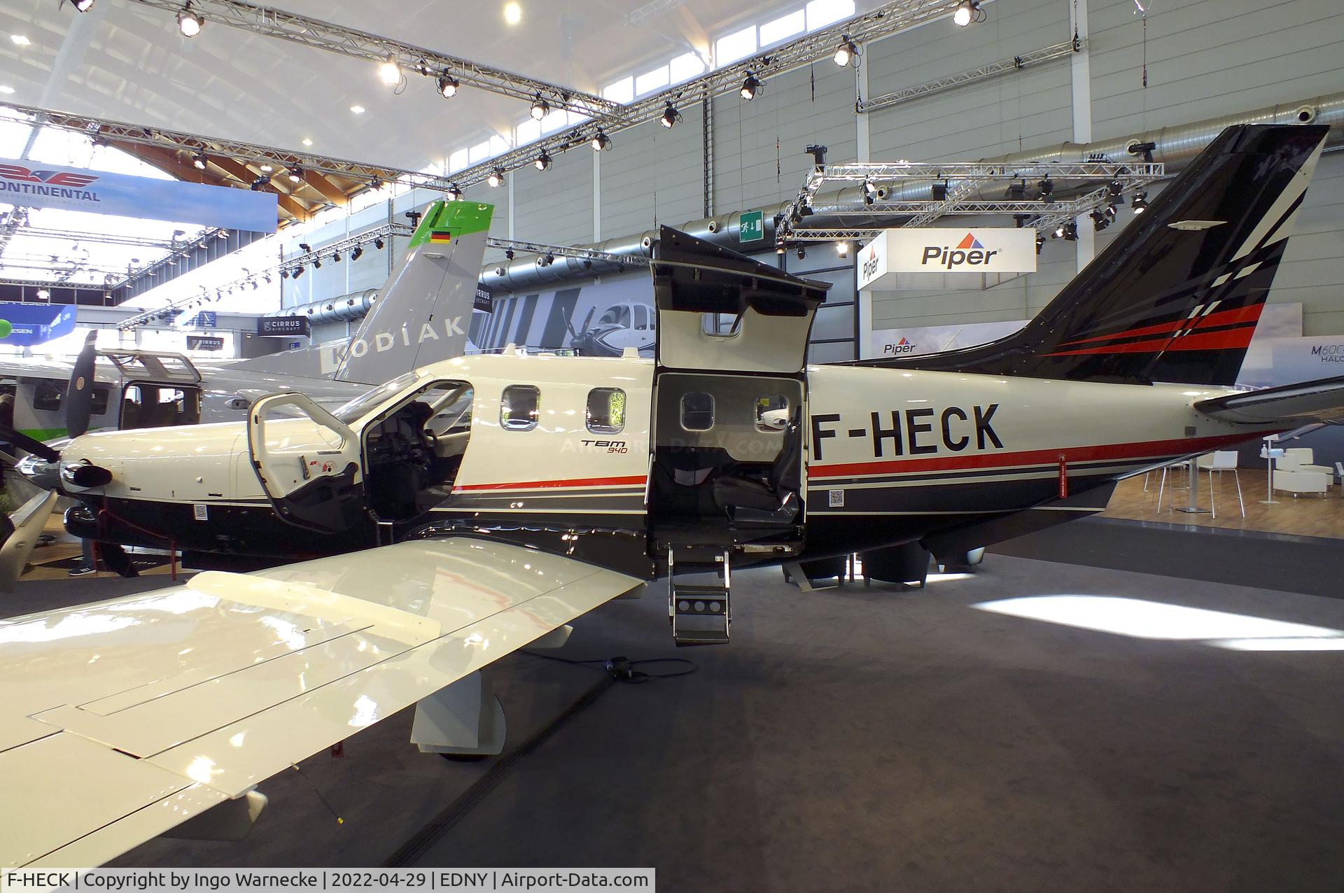 F-HECK, 2020 Daher TBM-940 C/N 1320, Daher-Socata TBM-940 at the AERO 2022, Friedrichshafen