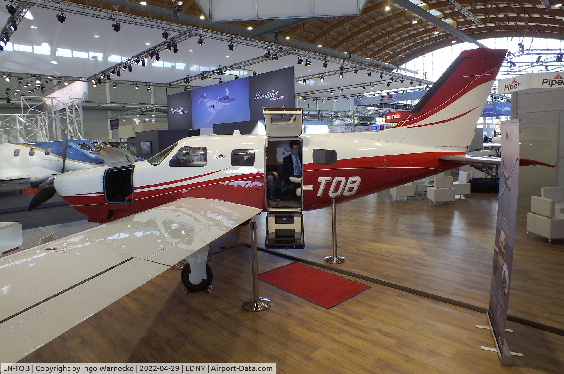 LN-TOB, 2021 Piper PA-46-350P Malibu Mirage Malibu Mirage C/N 4636780, Piper PA-46-350P Malibu Mirage at the AERO 2022, Friedrichshafen