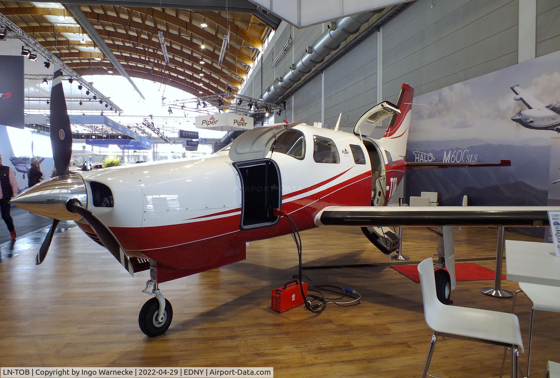 LN-TOB, 2021 Piper PA-46-350P Malibu Mirage Malibu Mirage C/N 4636780, Piper PA-46-350P Malibu Mirage at the AERO 2022, Friedrichshafen