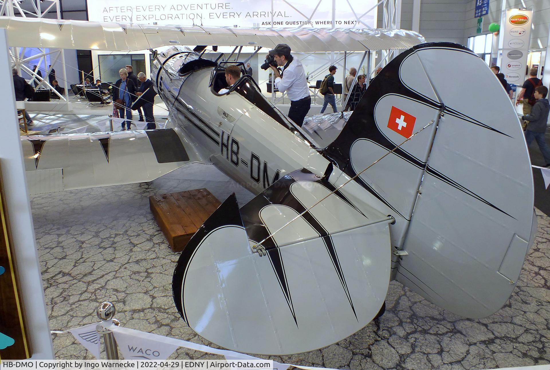 HB-DMO, Waco YMF-5C C/N F5C-8-153, Waco YMF-5C Classic at the AERO 2022, Friedrichshafen