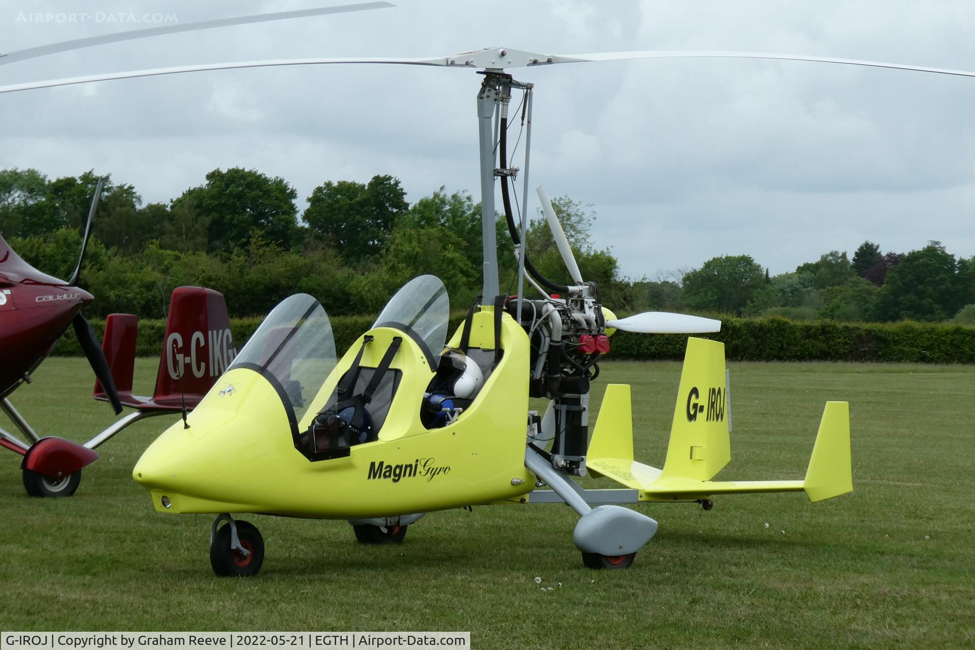 G-IROJ, 2018 Magni Gyro M-16C Tandem Trainer C/N 16-18-1144, Parked at Old Warden.