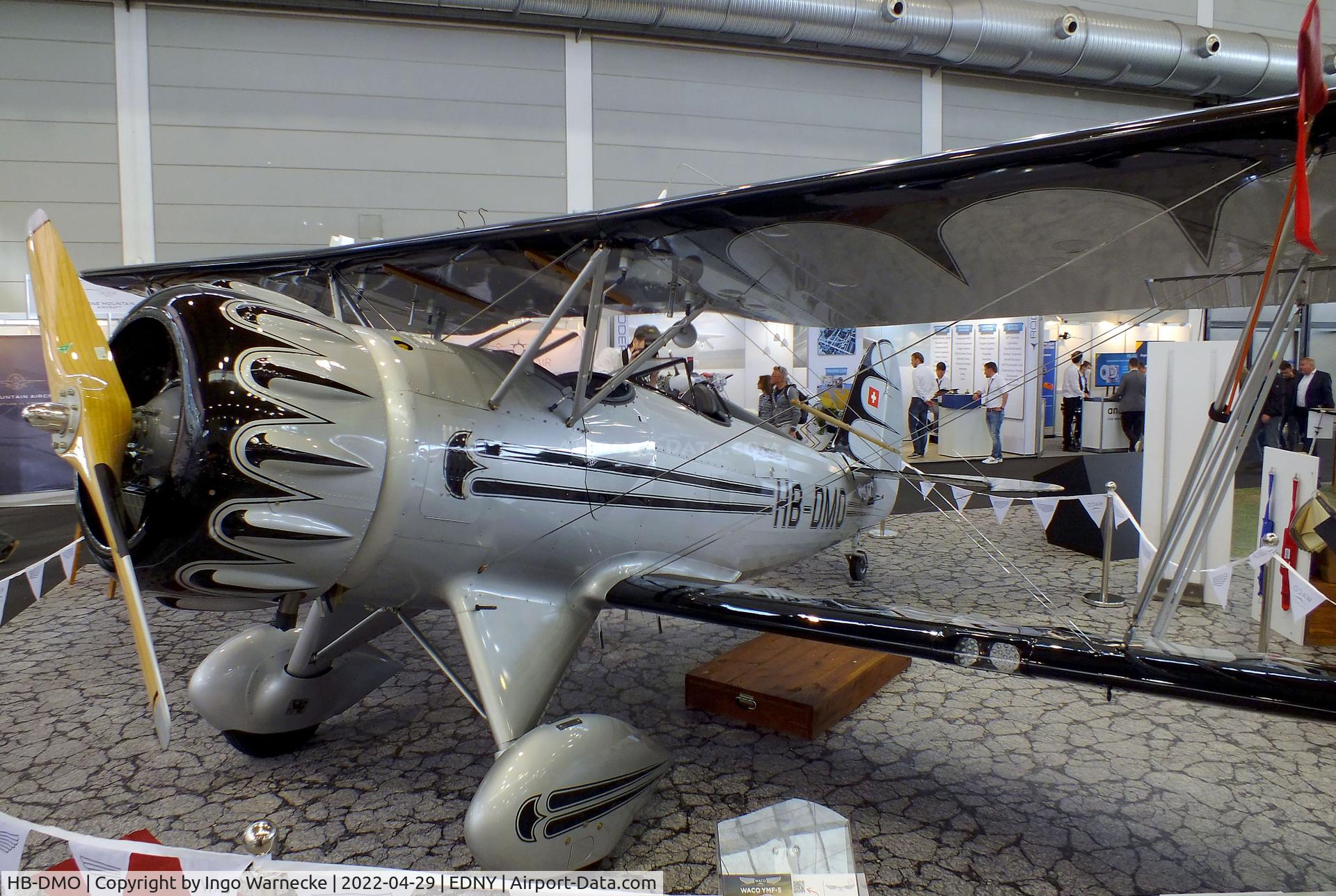HB-DMO, Waco YMF-5C C/N F5C-8-153, Waco YMF-5C Classic at the AERO 2022, Friedrichshafen