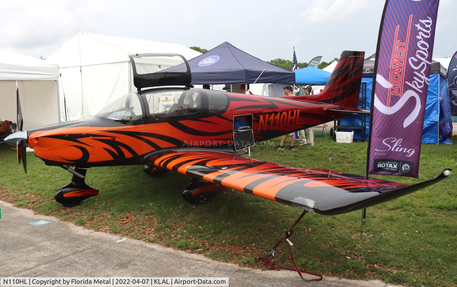 N110HL, 2021 The Airplane Factory Sling 4 TSI C/N 227SK, Sun N Fun 2022