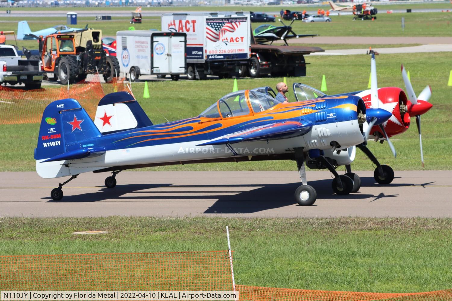 N110JY, 2017 YAK110 LLC Yak-110 C/N 001, Sun N Fun 2022