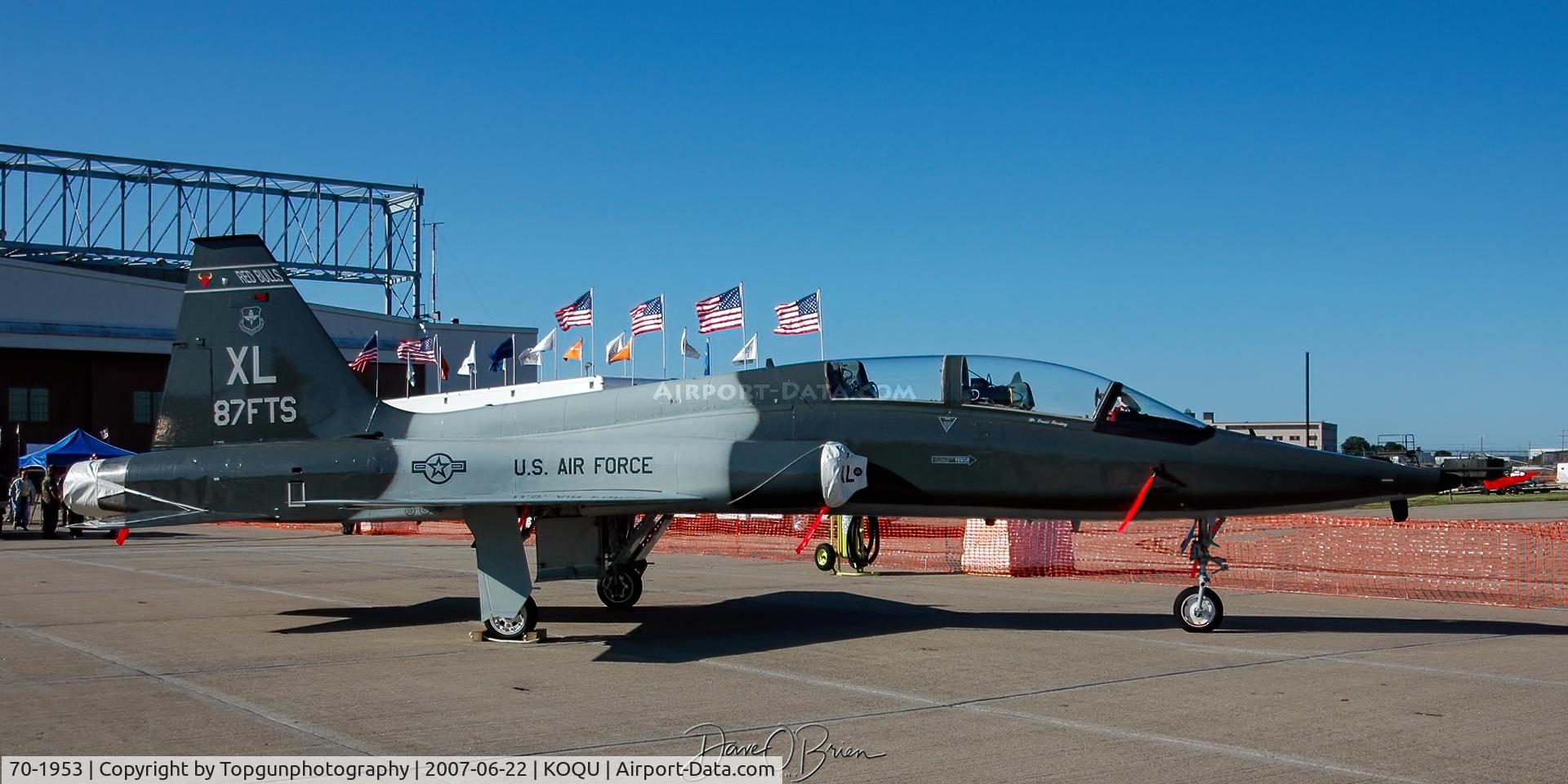 70-1953, 1970 Northrop T-38A Talon C/N T.6286, 87FTS